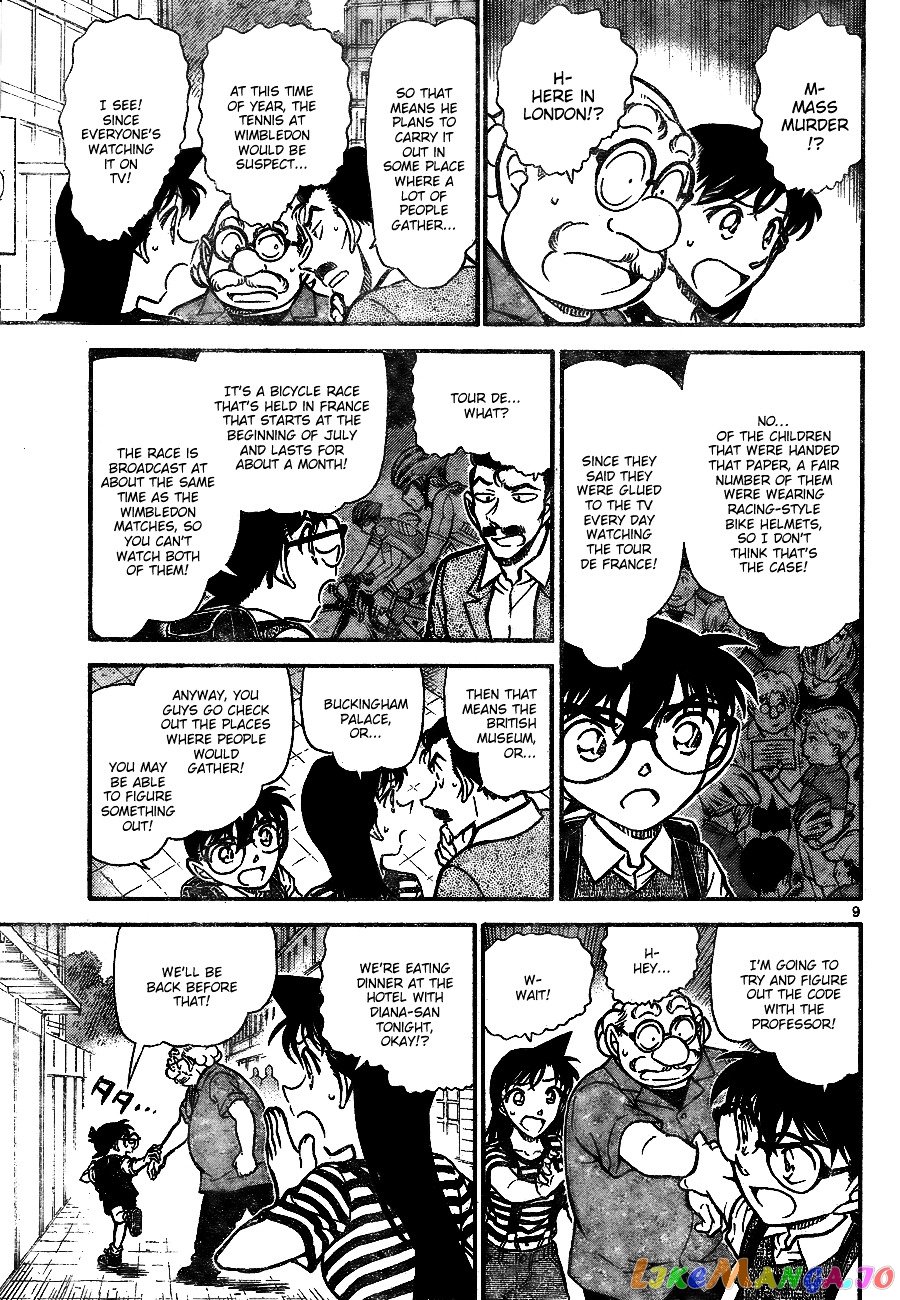 Detective Conan Chapter 744 - page 9