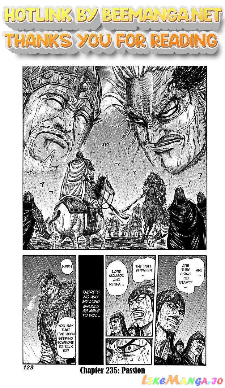 Kingdom - Manga Chapter 235 - page 1