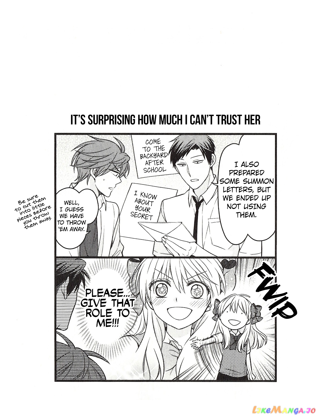 Gekkan Shoujo Nozaki-kun chapter 82 - page 10