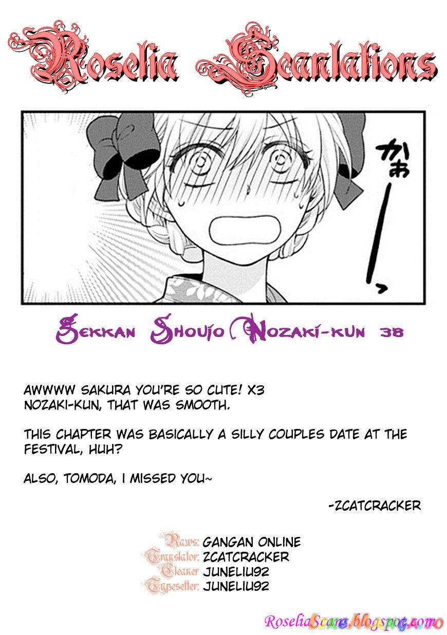 Gekkan Shoujo Nozaki-kun chapter 38 - page 14