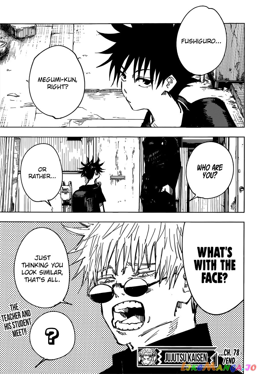Jujutsu Kaisen chapter 78 - page 20