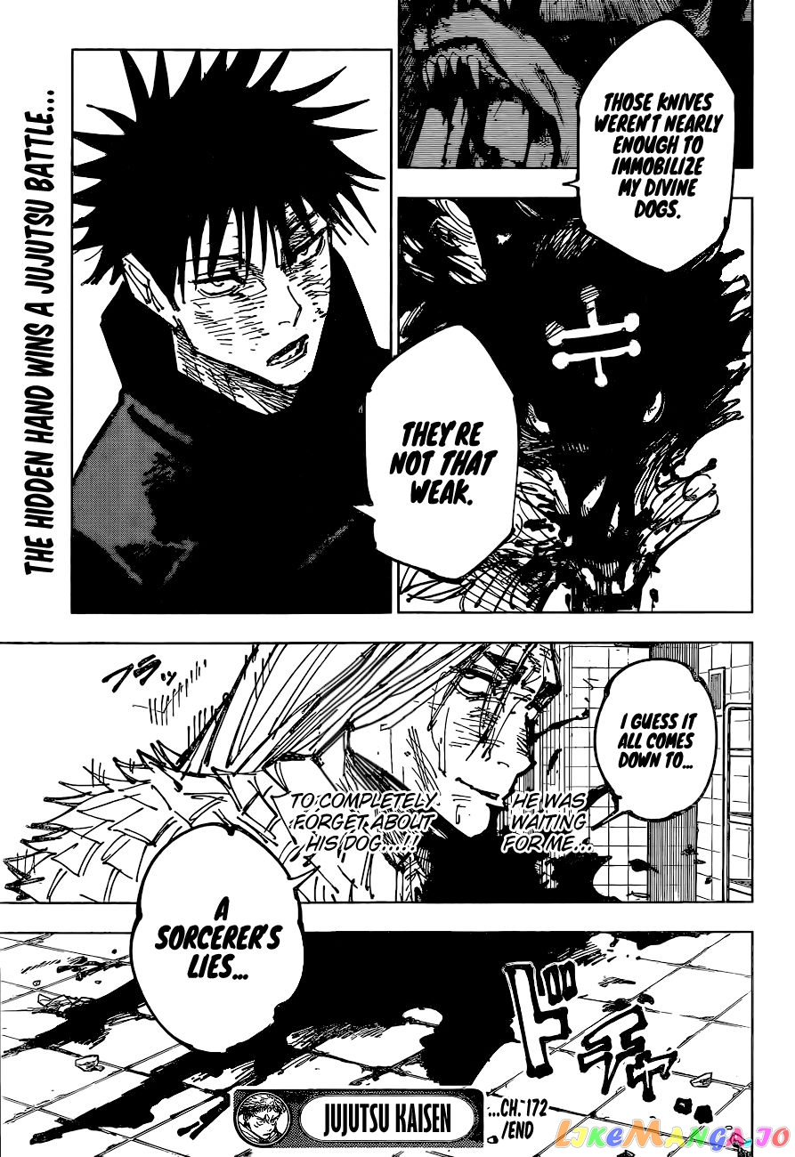 Jujutsu Kaisen chapter 172 - page 18