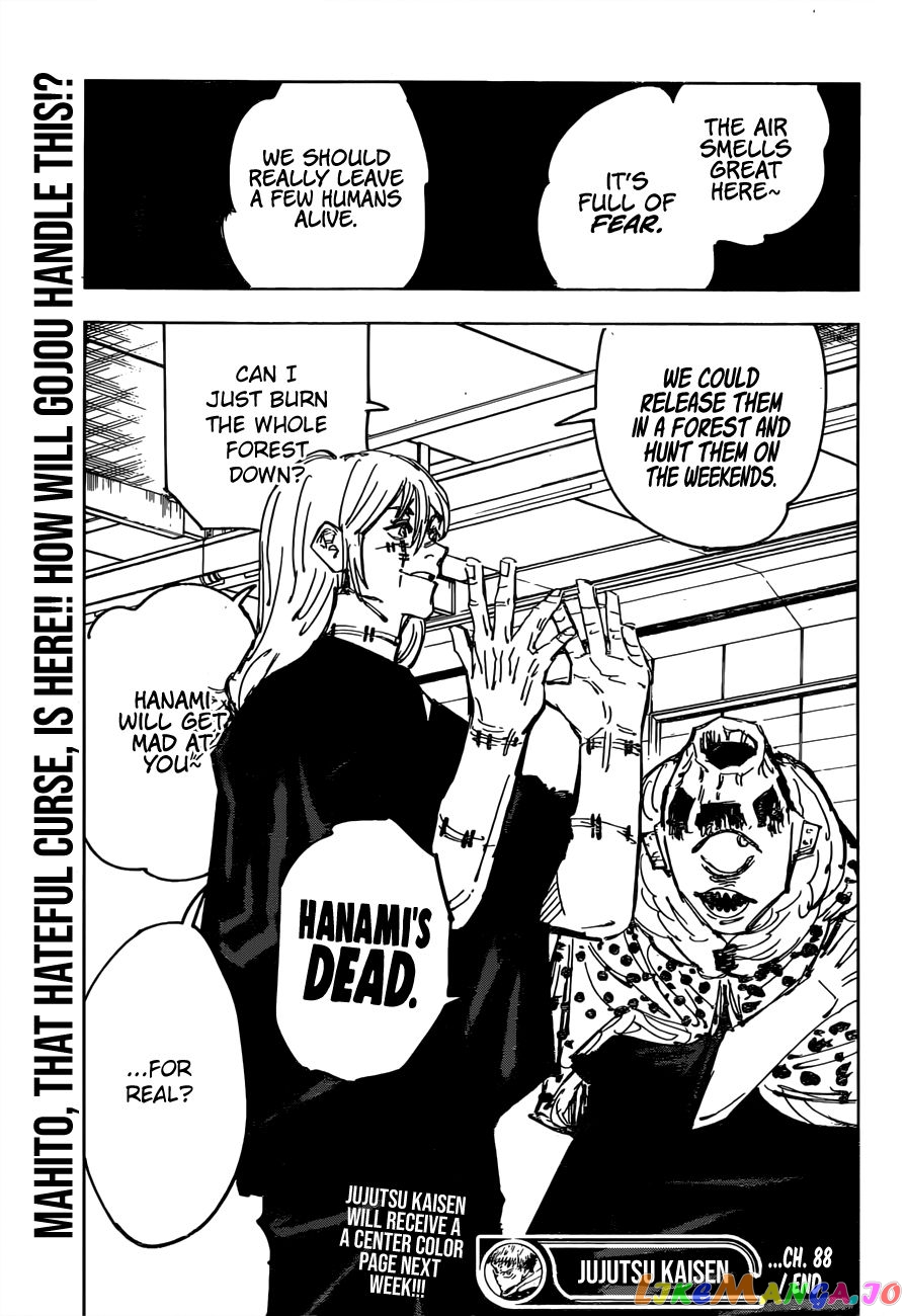 Jujutsu Kaisen chapter 88 - page 19
