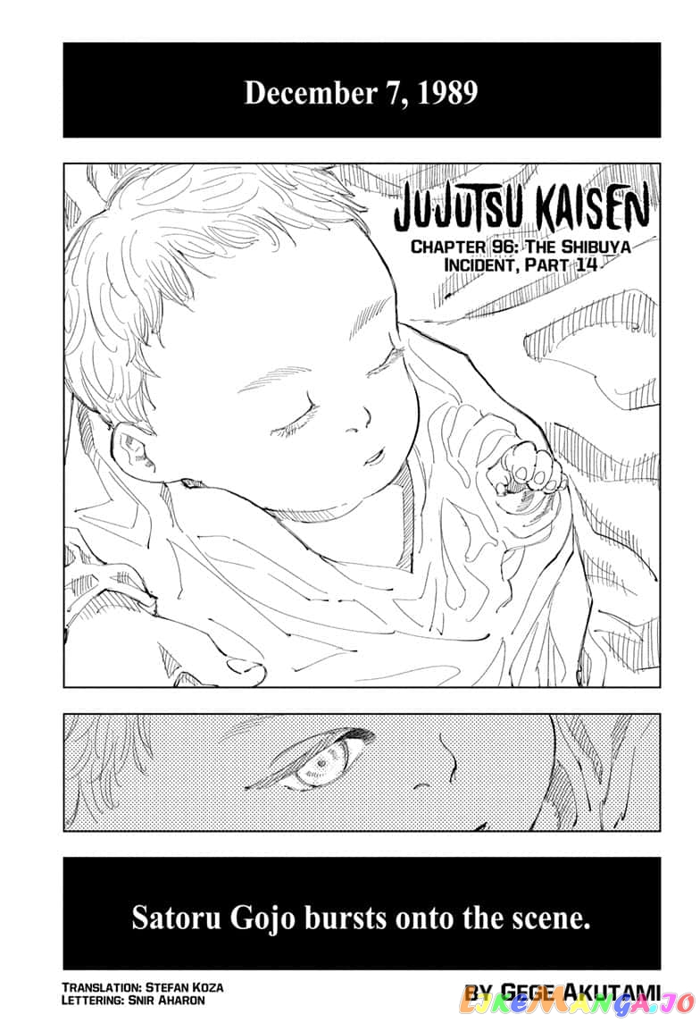 Jujutsu Kaisen chapter 96 - page 1