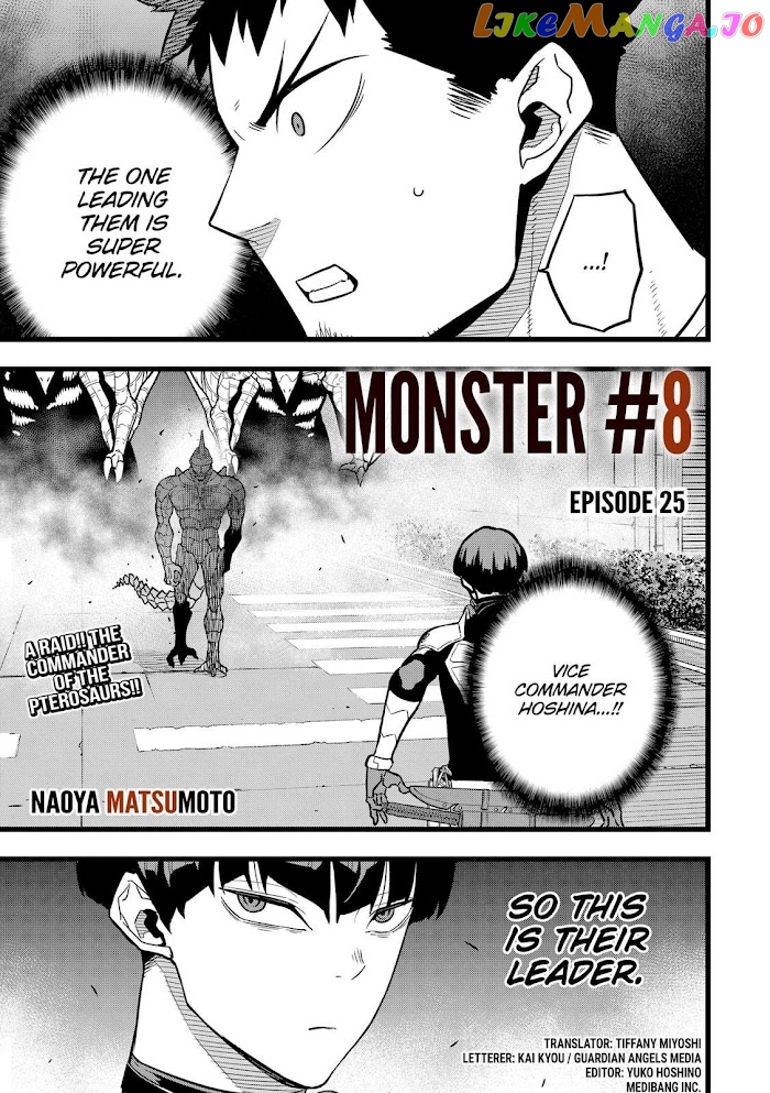 Kaiju No. 8 chapter 25 - page 1