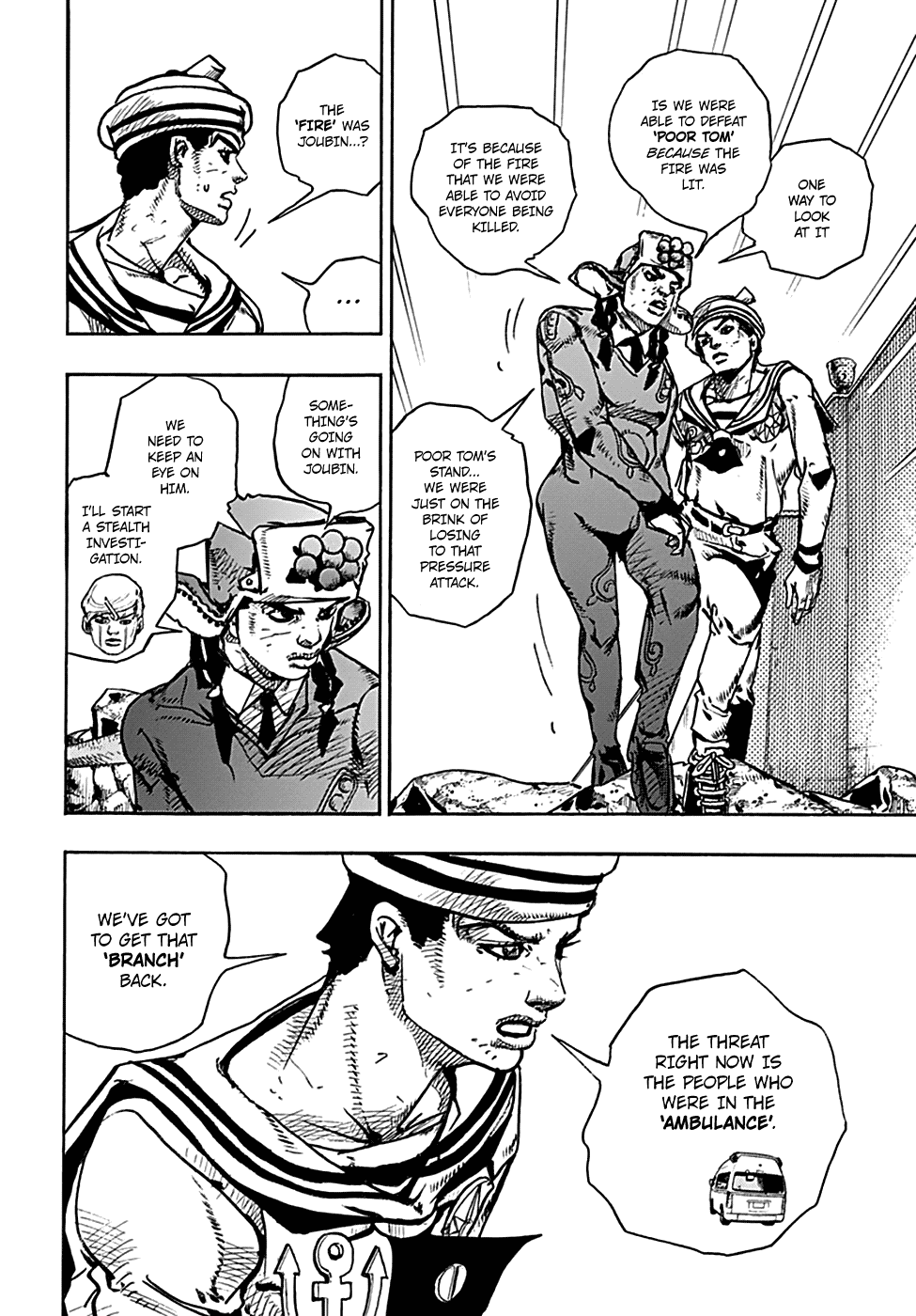 Jojo no Kimyou na Bouken - Jojorion chapter 77 - page 15