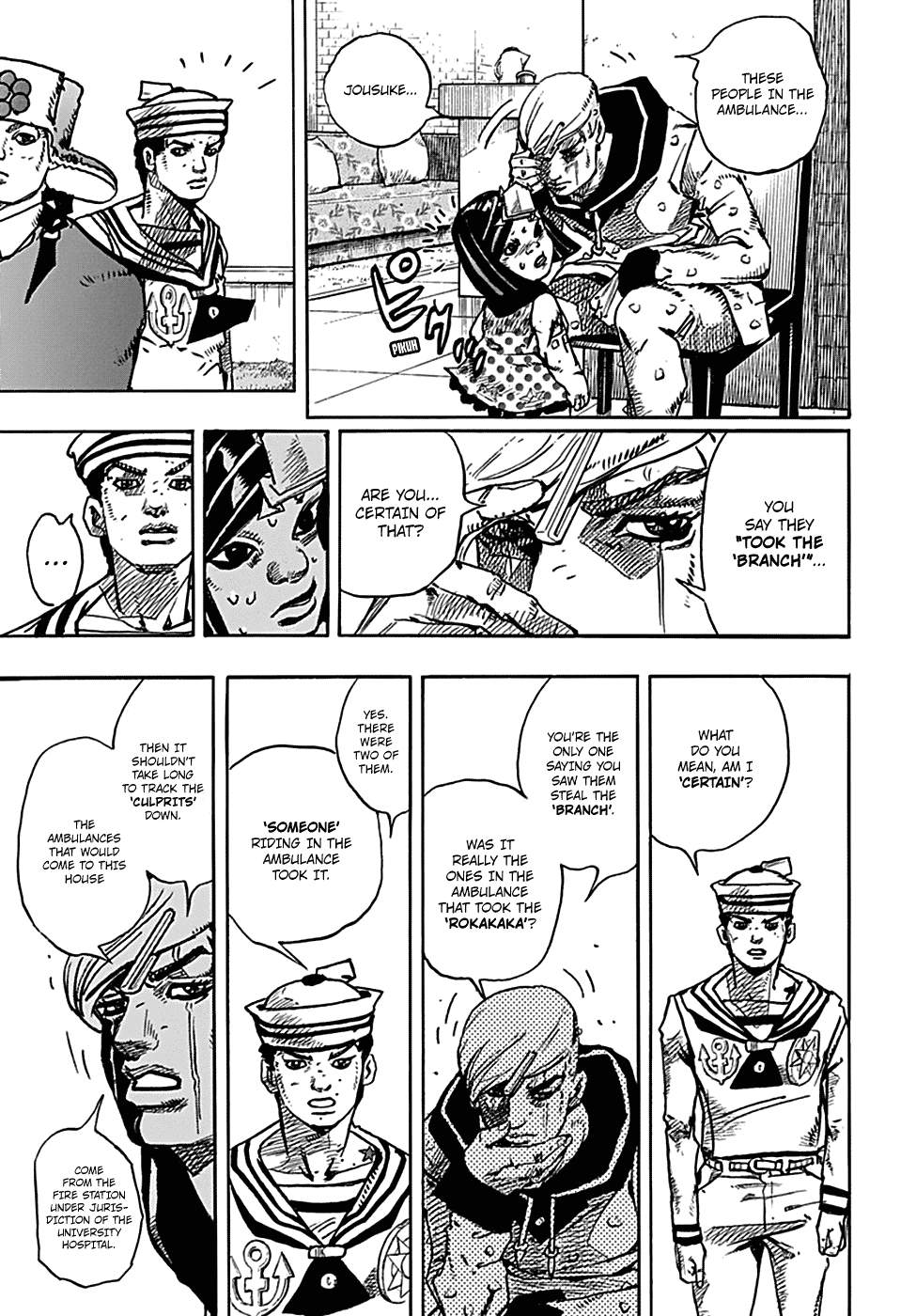 Jojo no Kimyou na Bouken - Jojorion chapter 77 - page 8