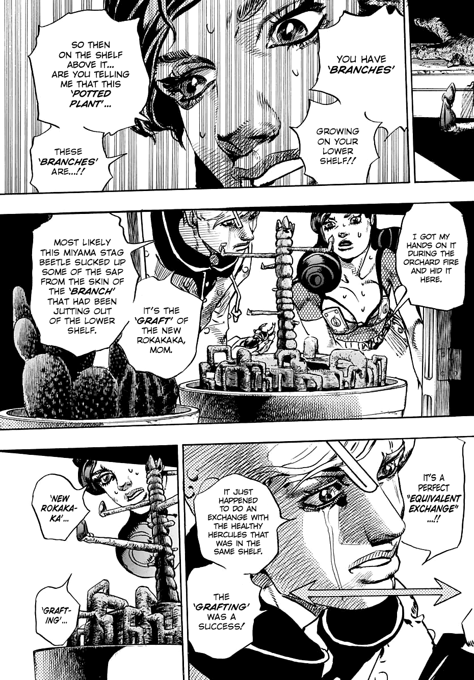 Jojo no Kimyou na Bouken - Jojorion chapter 107 - page 34