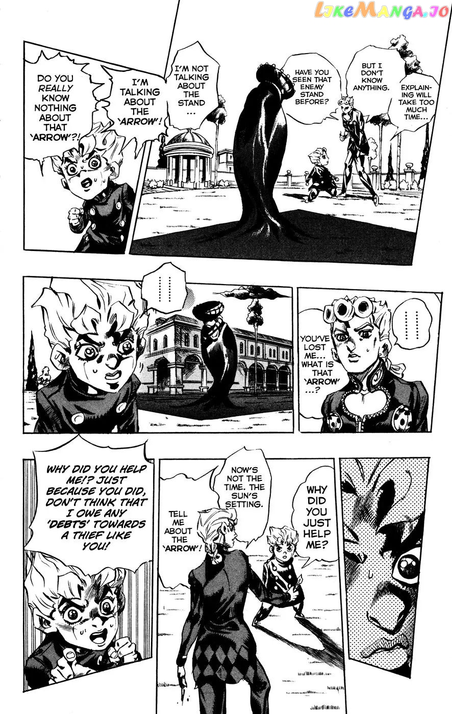 JoJo's Bizarre Adventure chapter 453 - page 14