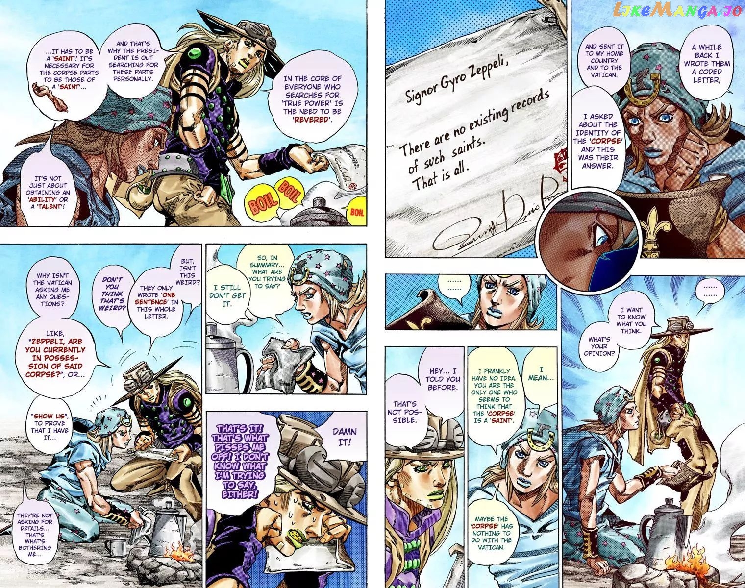 JoJo's Bizarre Adventure chapter 793 - page 5