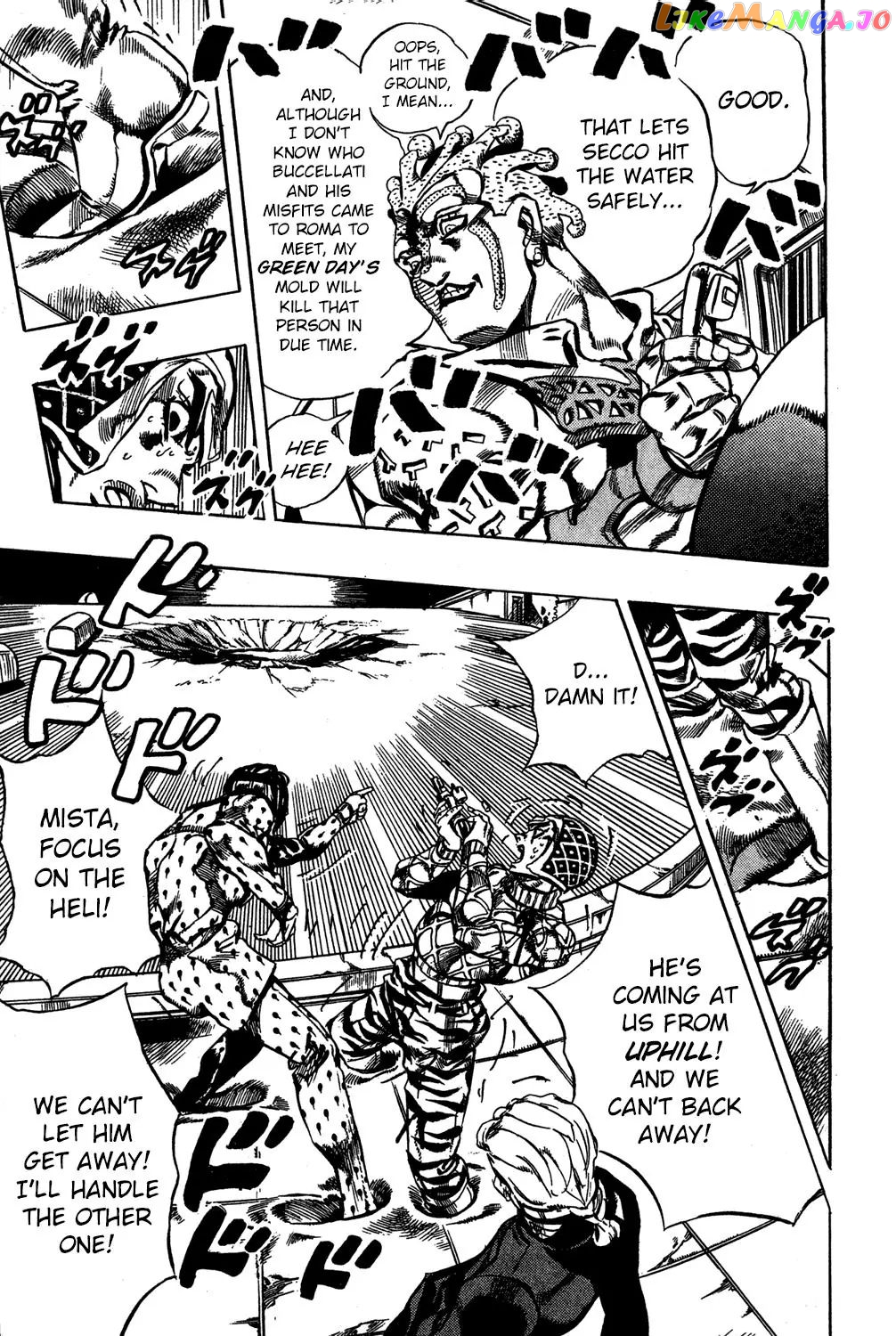 JoJo's Bizarre Adventure chapter 558 - page 13