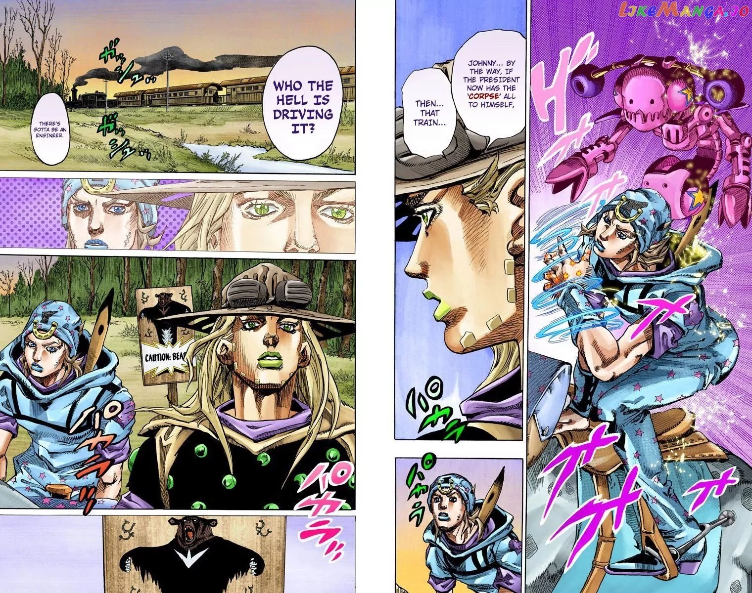 JoJo's Bizarre Adventure chapter 828 - page 14