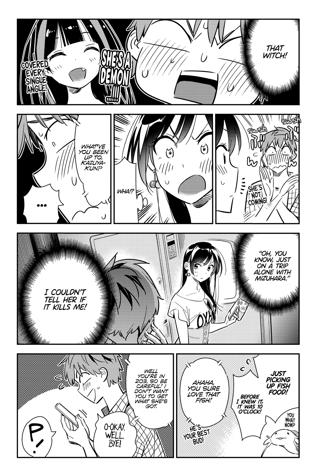 Kanojo, Okarishimasu chapter 133 - page 12