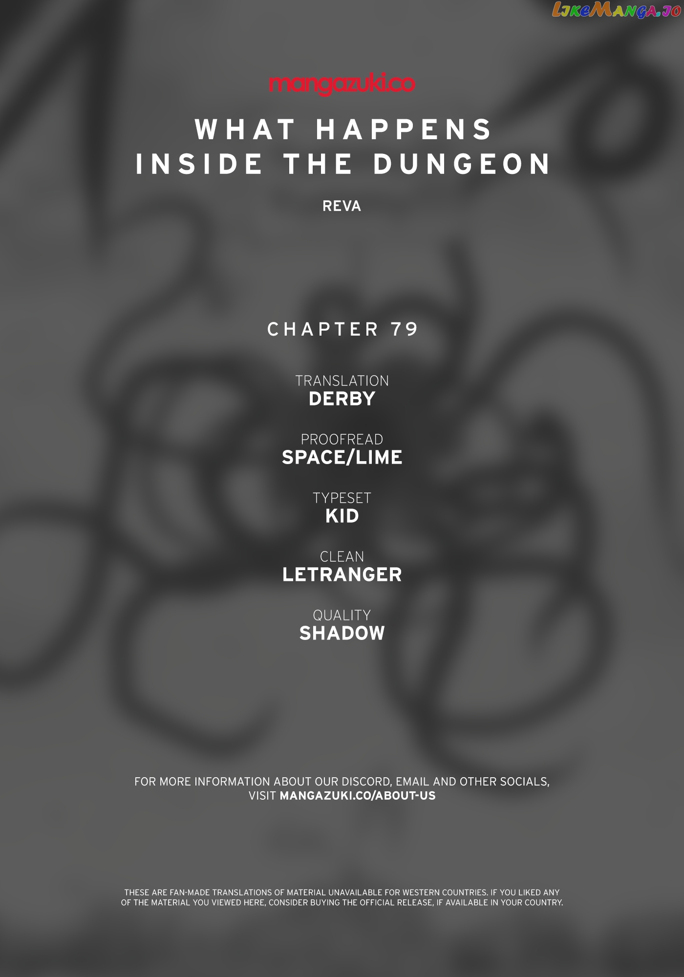 What Happens Inside the Dungeon chapter 79 - page 1