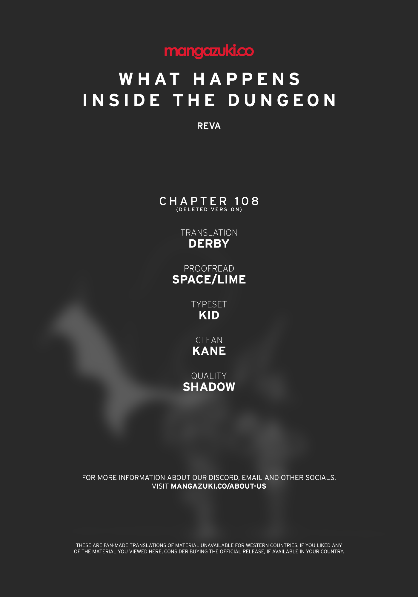 What Happens Inside the Dungeon chapter 110.6 - page 1