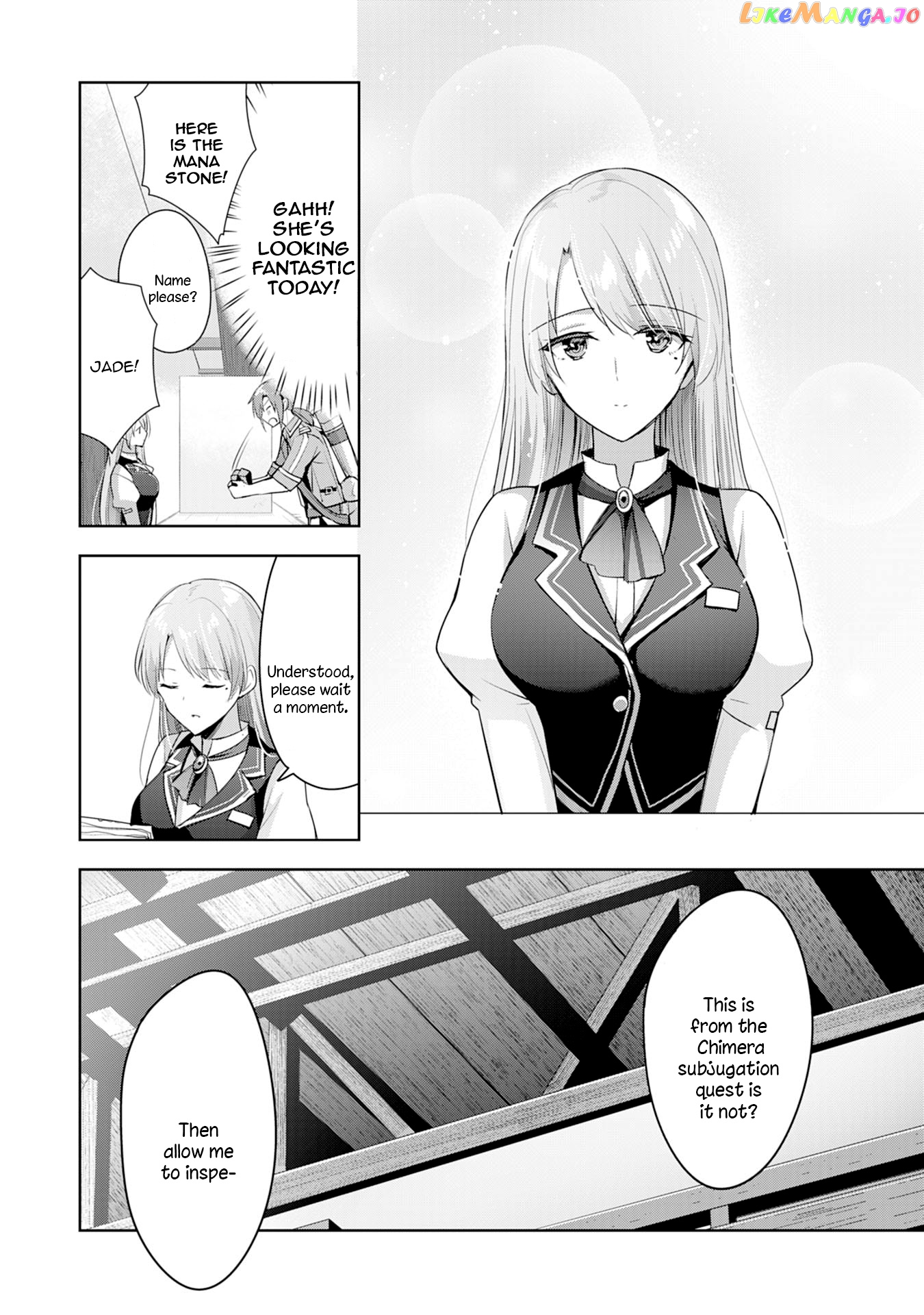 Uketsukejo Ni Kokuhaku Shitakute Guild Ni Kayoitsumetara Eiyu Ni Natteta chapter 5 - page 4