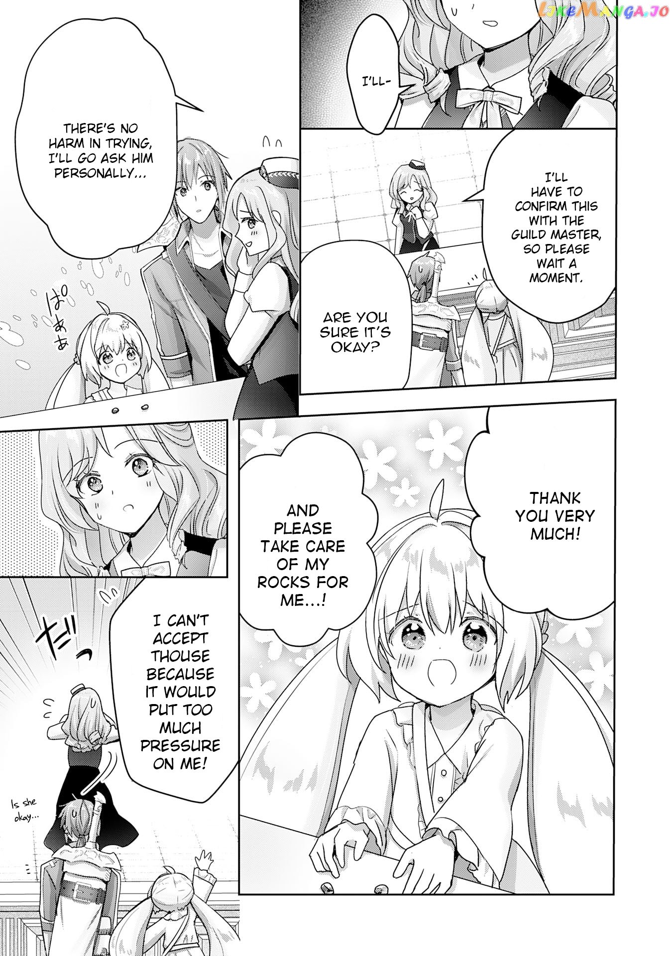 Uketsukejo Ni Kokuhaku Shitakute Guild Ni Kayoitsumetara Eiyu Ni Natteta chapter 18 - page 7