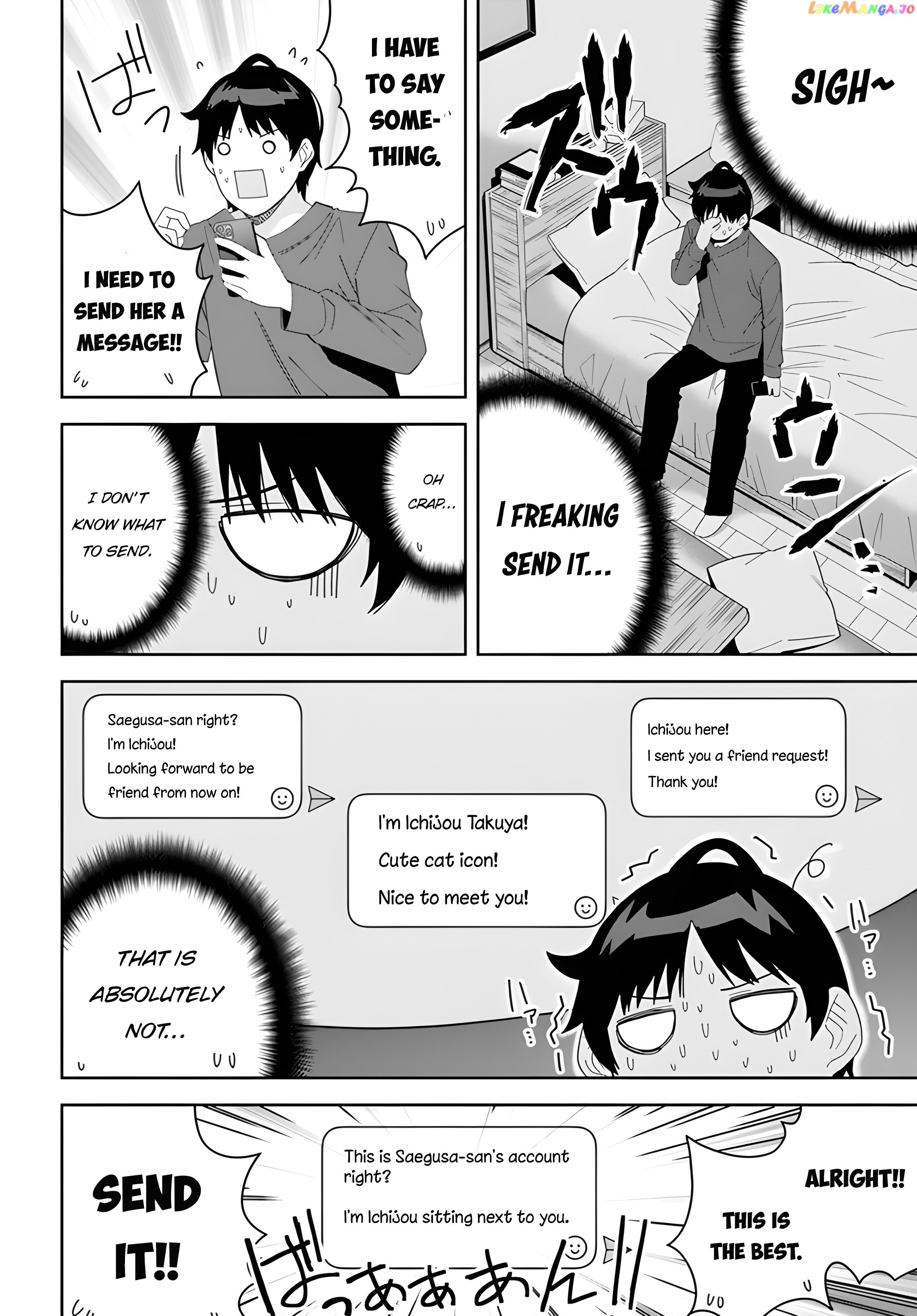 Classmate No Moto Idol Ga, Tonikaku Kyodou Fushin Nan Desu chapter 3 - page 14