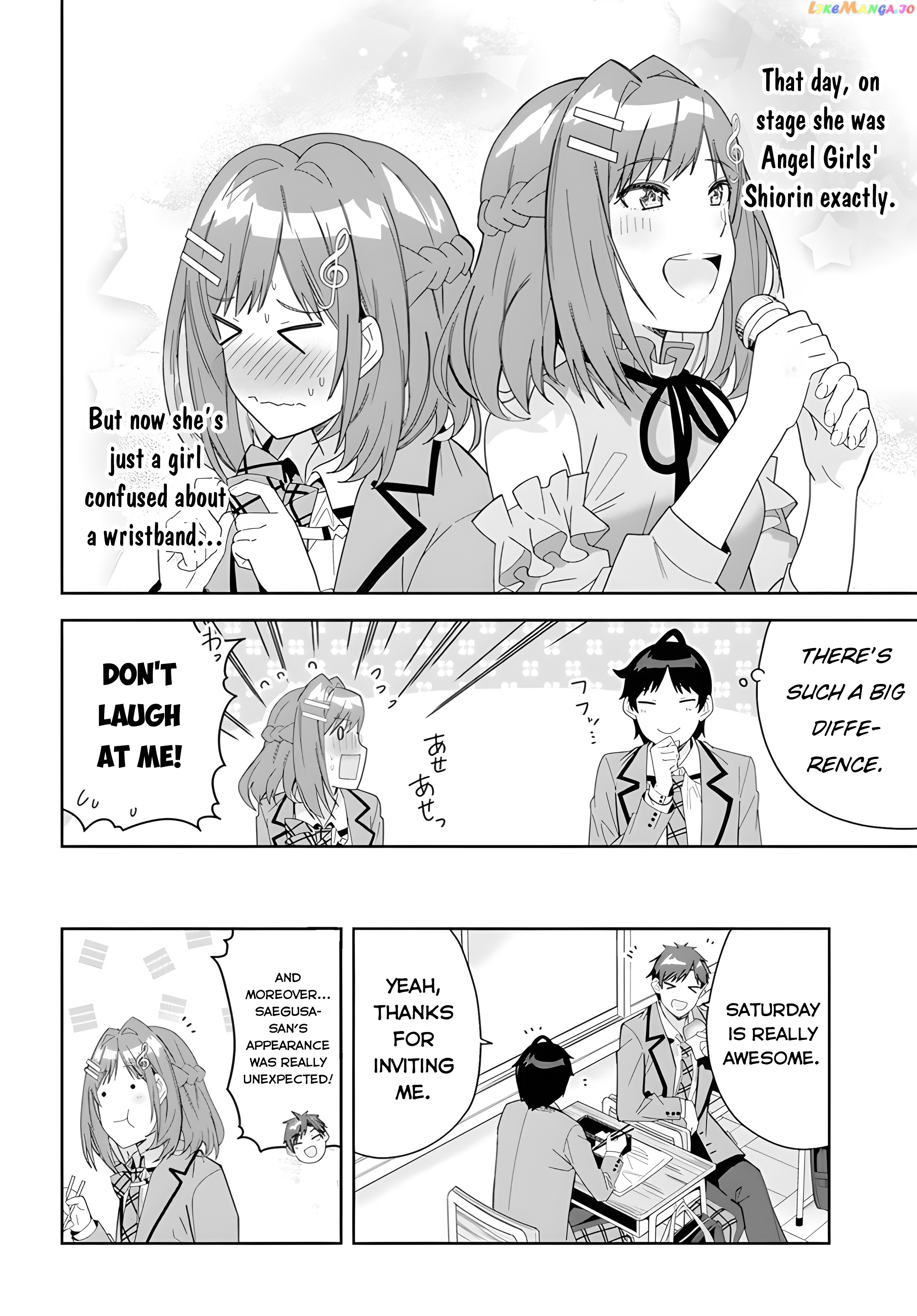 Classmate No Moto Idol Ga, Tonikaku Kyodou Fushin Nan Desu chapter 3 - page 6