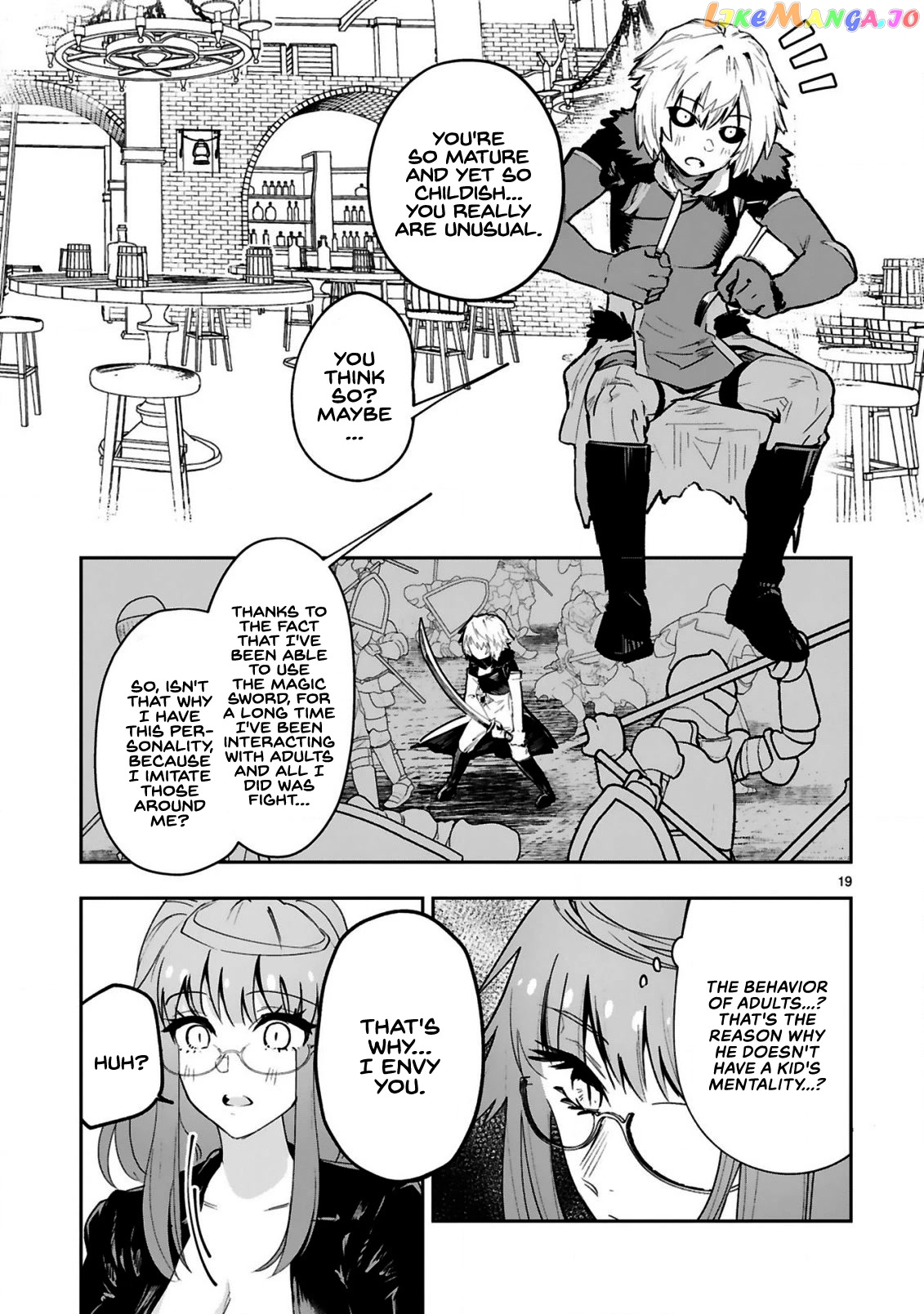 A Former Child Soldier Who Uses a Magic Sword Wants to Live With a Missy, the Former Leader of His Enemies chapter 2 - page 20