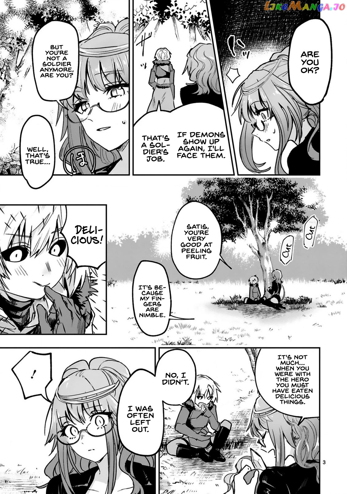 A Former Child Soldier Who Uses a Magic Sword Wants to Live With a Missy, the Former Leader of His Enemies chapter 2 - page 4