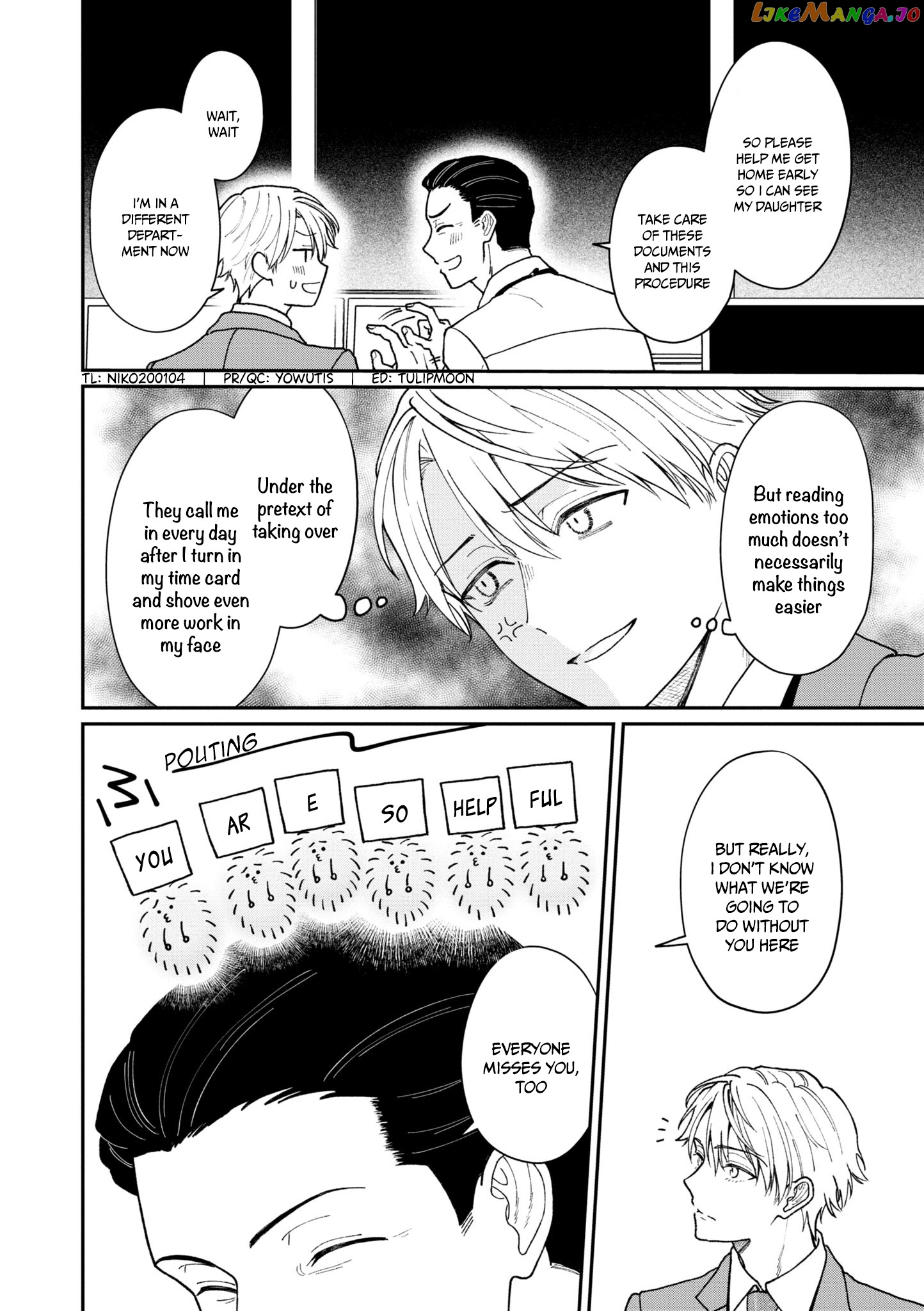 The New-Hire Who Could "Read" Emotions and the Unsociable Senpai chapter 21 - page 3