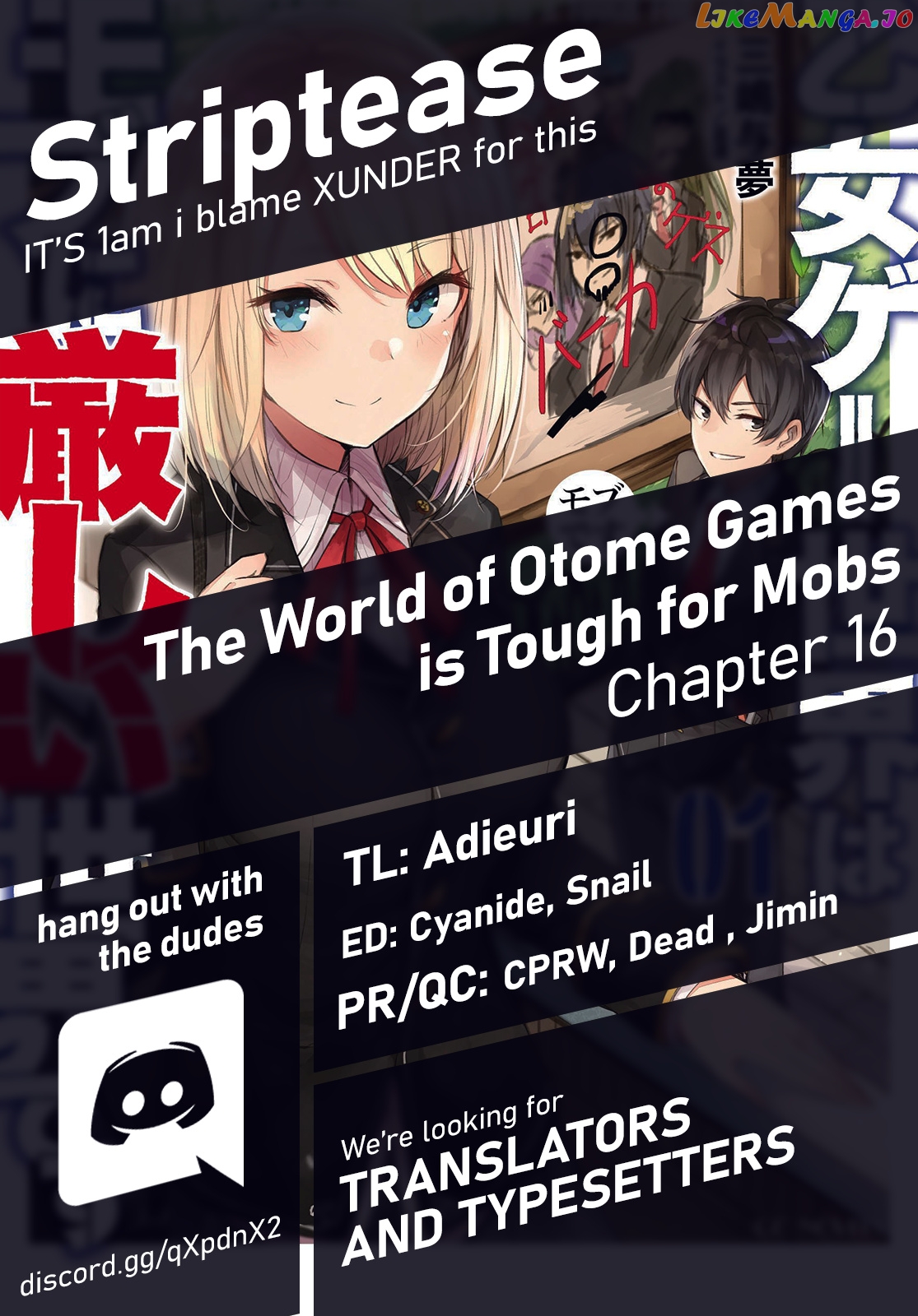 The World of Otome Games is Tough For Mobs chapter 16 - page 1