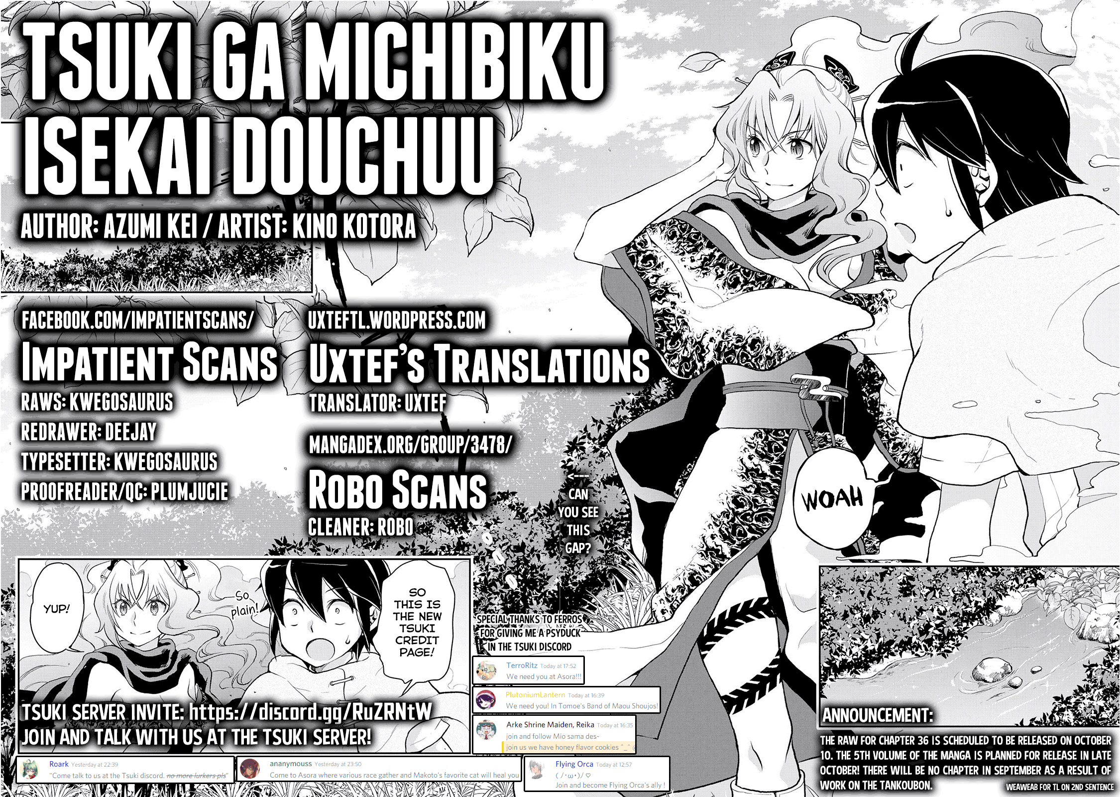 Tsuki ga Michibiku Isekai Douchuu chapter 35 - page 2