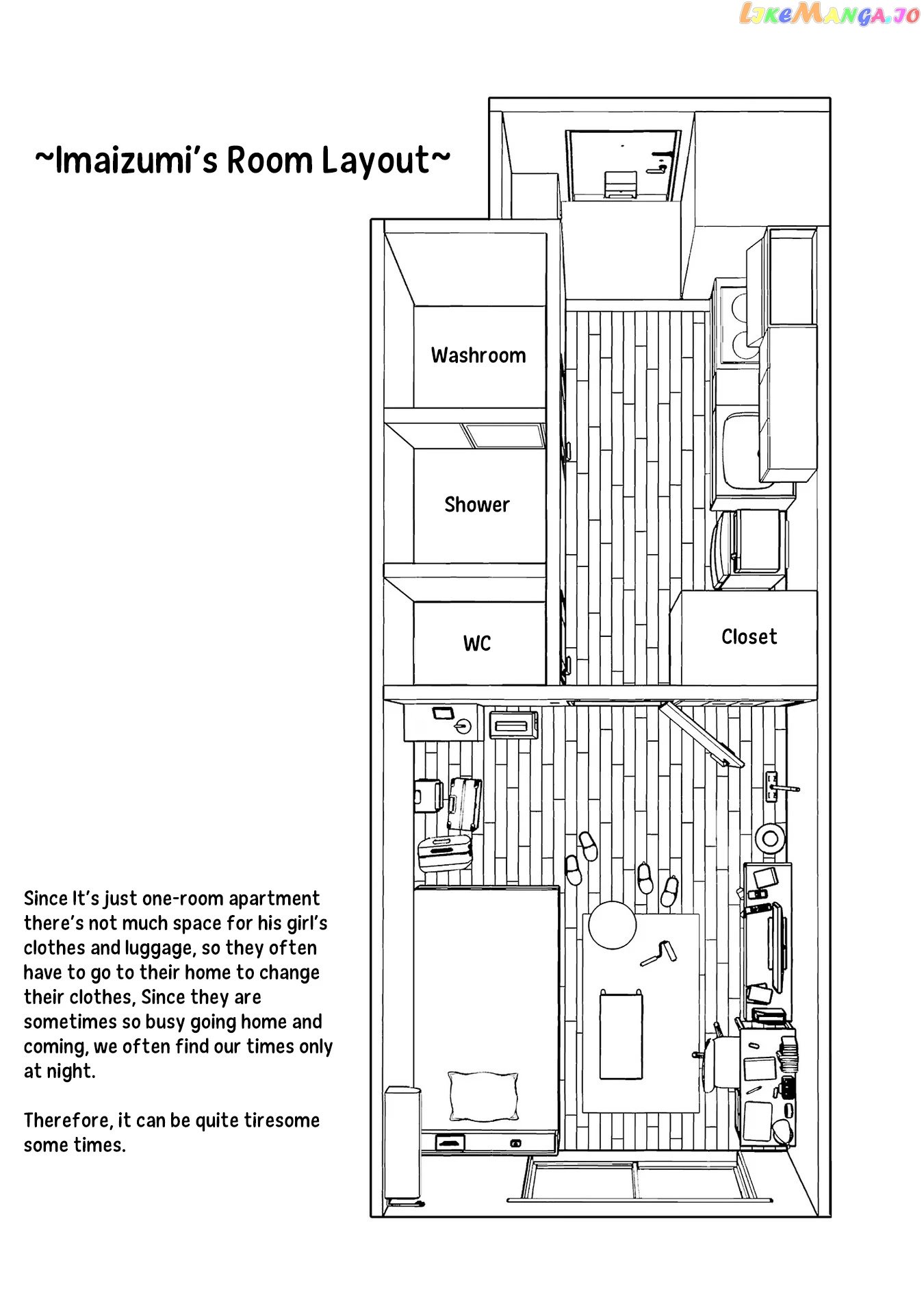 Imaizumin’s House is a Place for Gals to Gather chapter 5.5 - page 8