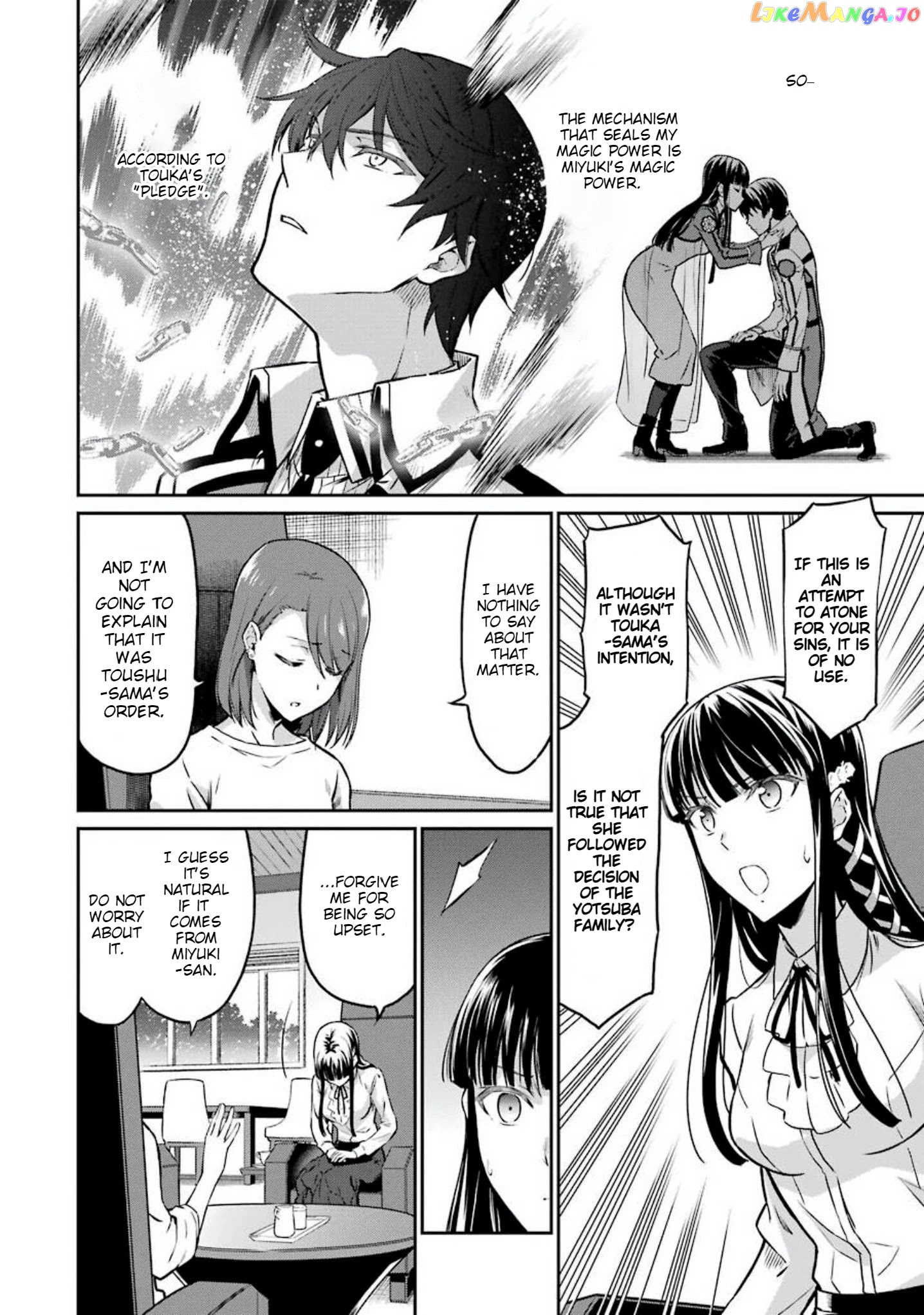 Mahouka Koukou no Rettousei - Yotsuba Keishou-hen chapter 6 - page 8