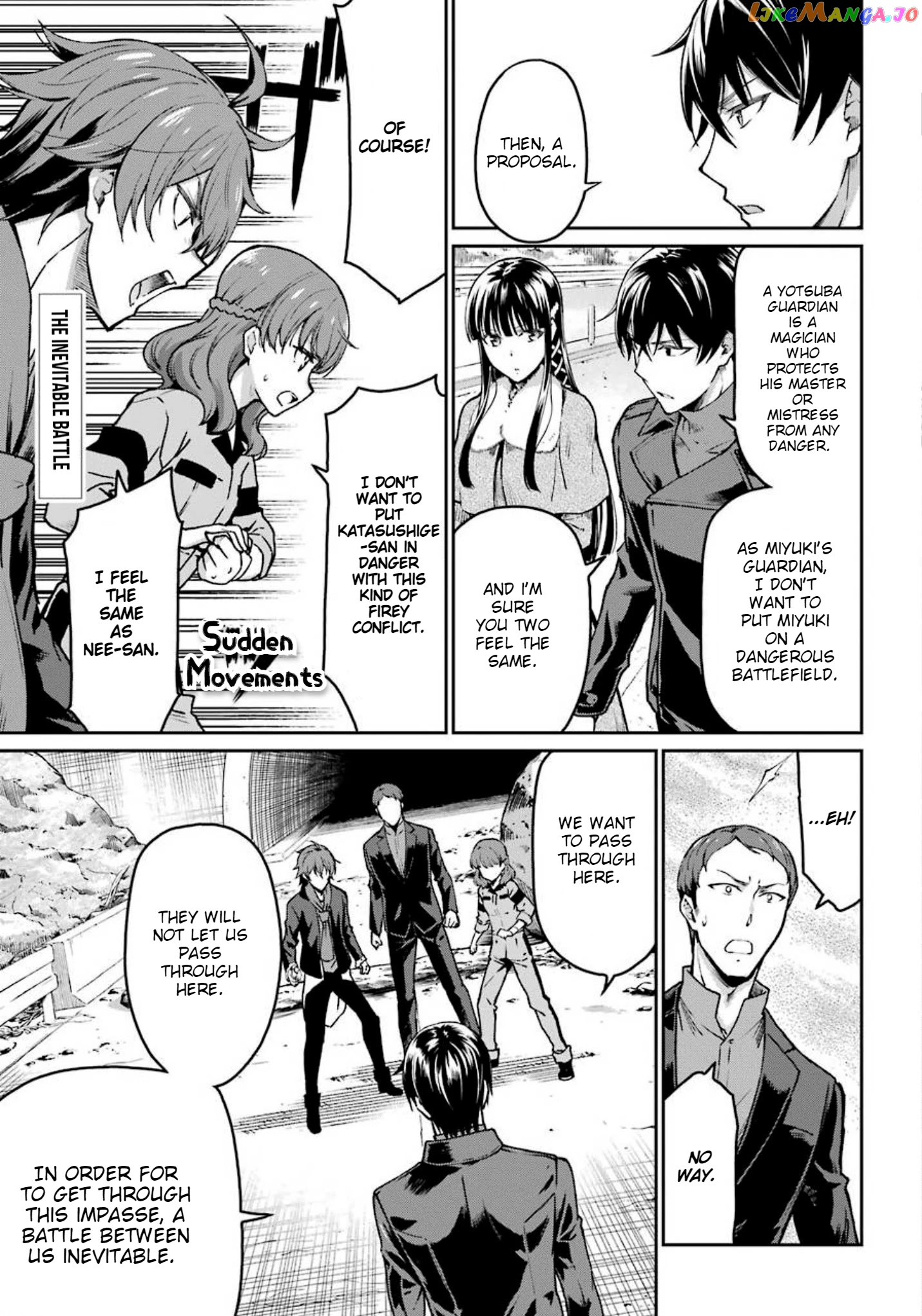 Mahouka Koukou no Rettousei - Yotsuba Keishou-hen chapter 9 - page 2