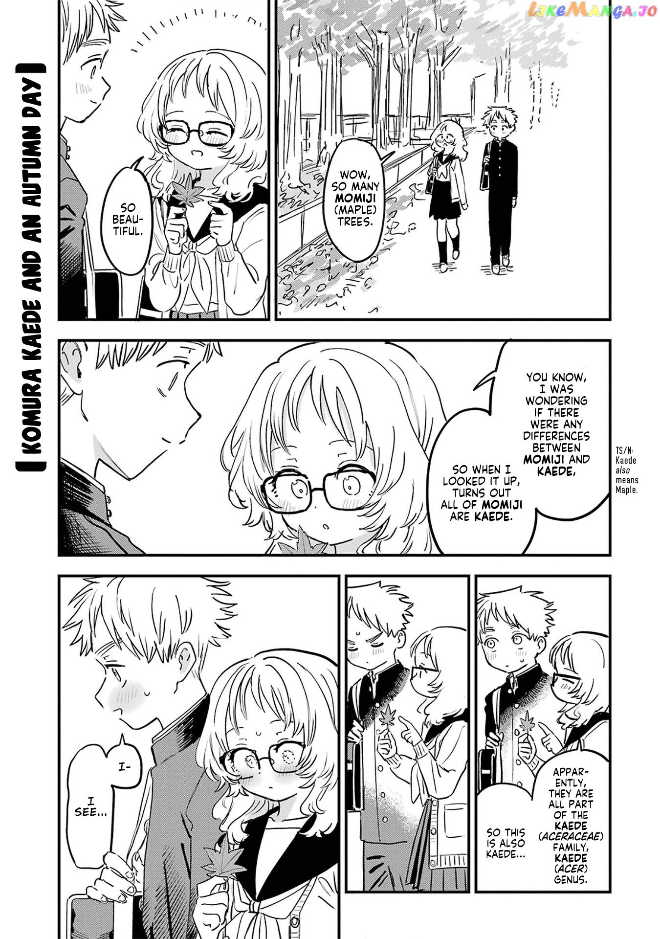 Suki Na Ko Ga Megane Wo Wasureta chapter 97.6 - page 1