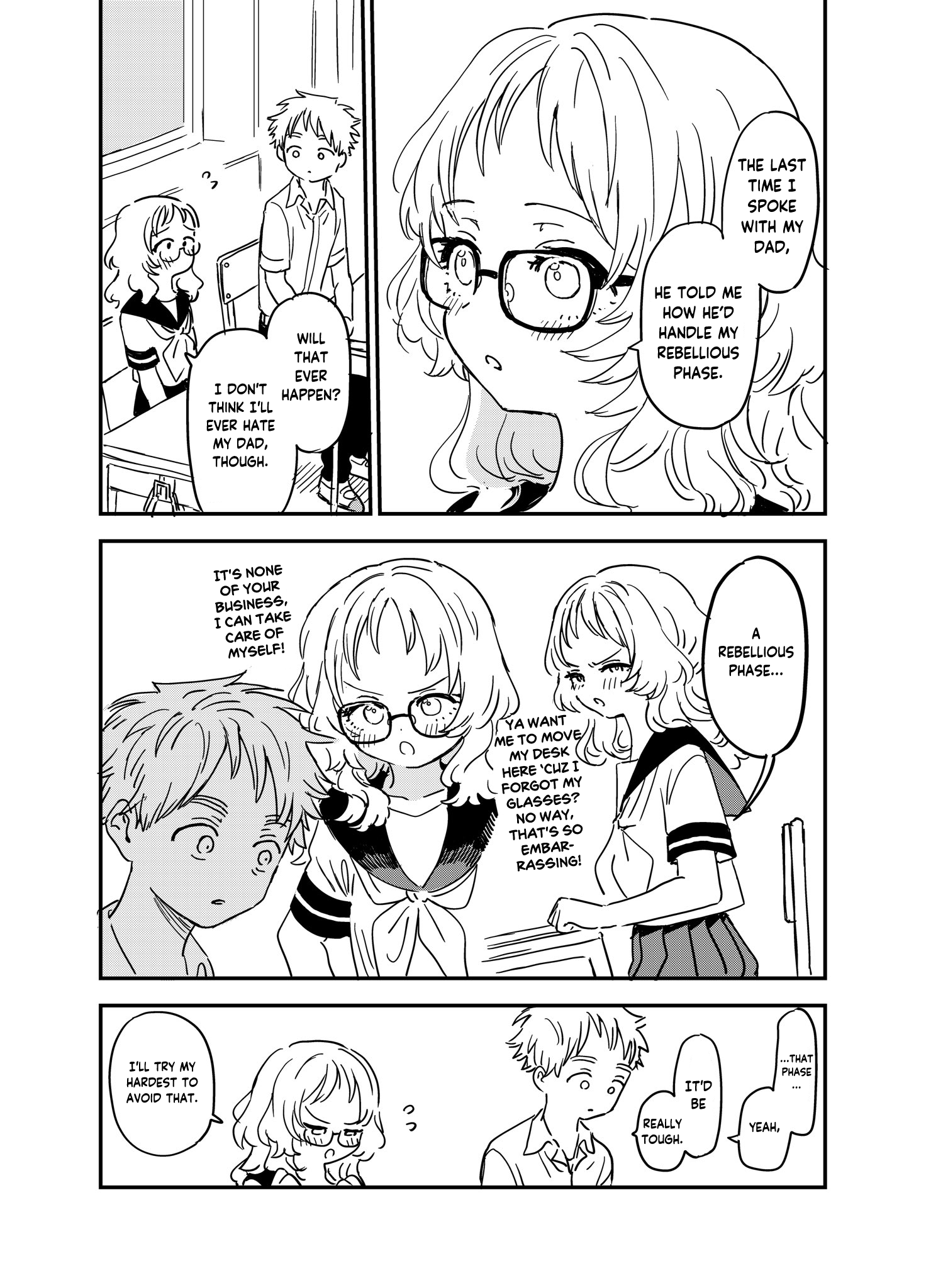 Sukinako Ga Megane Wo Wasureta - Twitter Side Stories chapter 33 - page 1