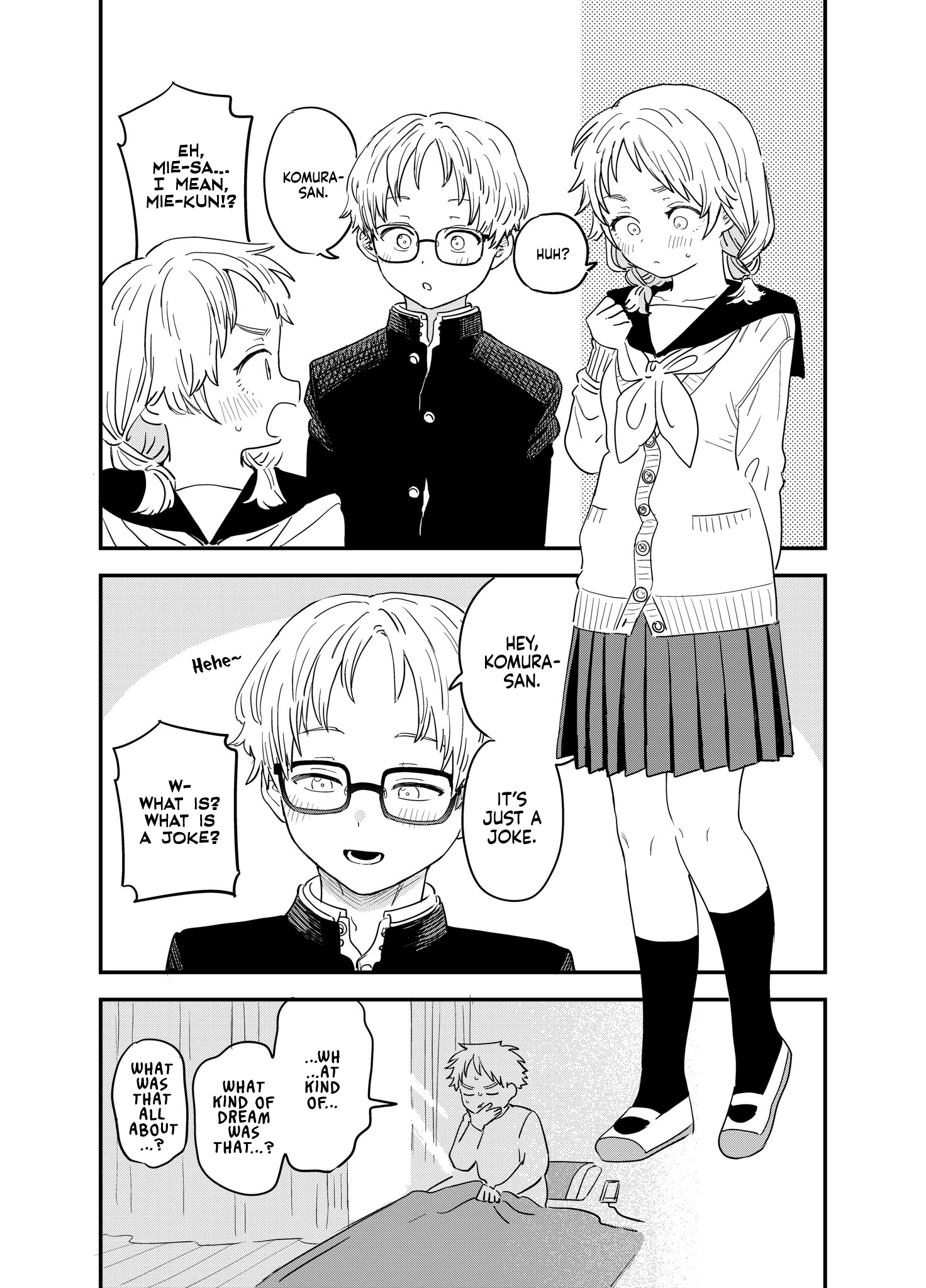 Sukinako Ga Megane Wo Wasureta - Twitter Side Stories chapter 53 - page 1