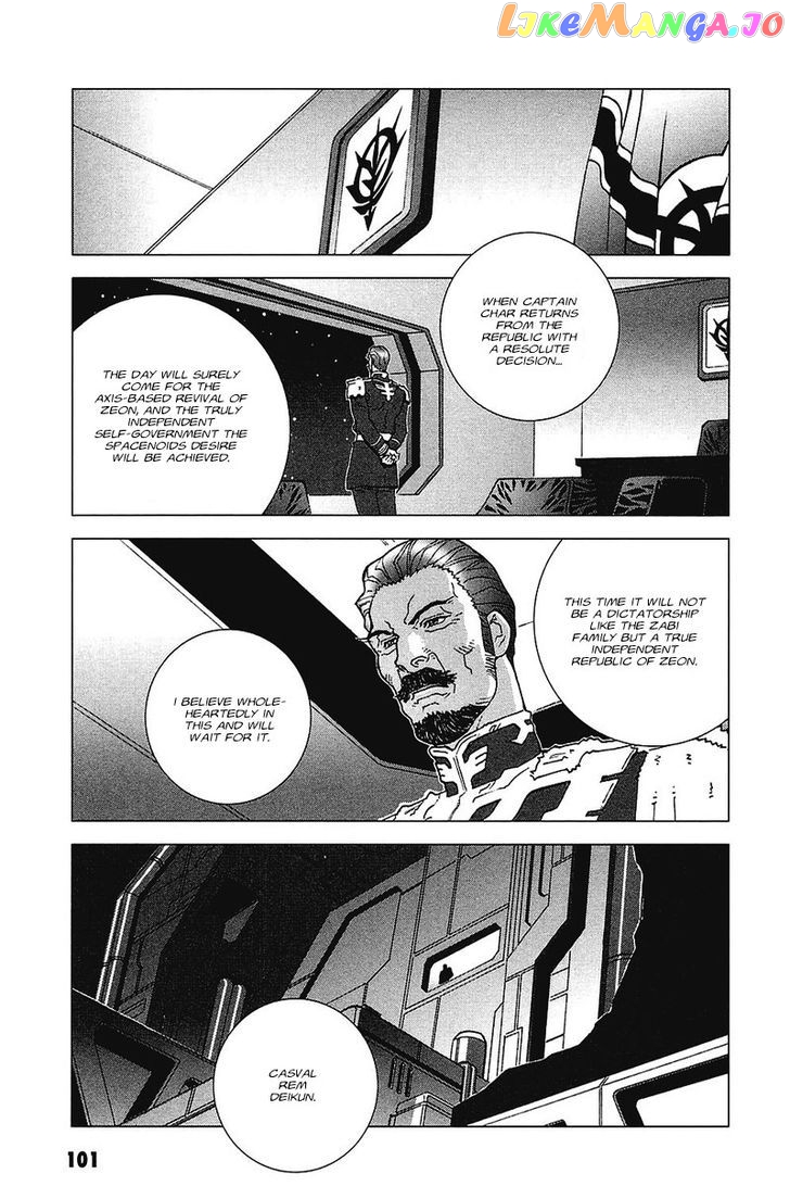 Kidou Senshi Gundam: C.D.A. Wakaki Suisei no Shouzou chapter 33 - page 101