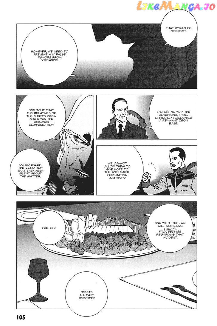 Kidou Senshi Gundam: C.D.A. Wakaki Suisei no Shouzou chapter 33 - page 105