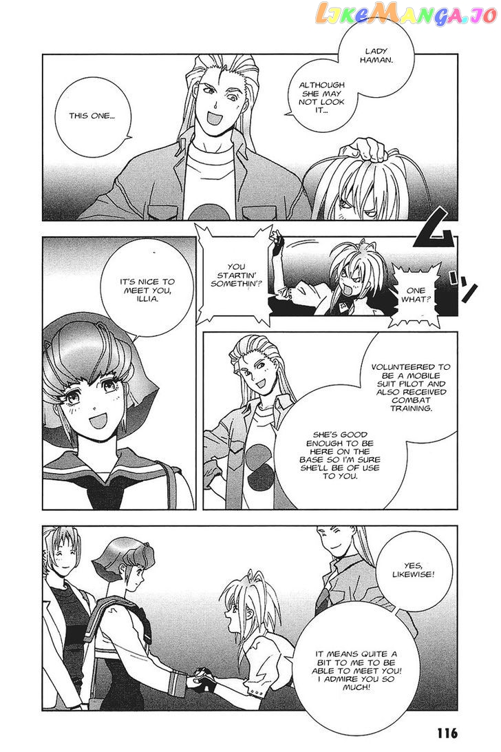 Kidou Senshi Gundam: C.D.A. Wakaki Suisei no Shouzou chapter 33 - page 115