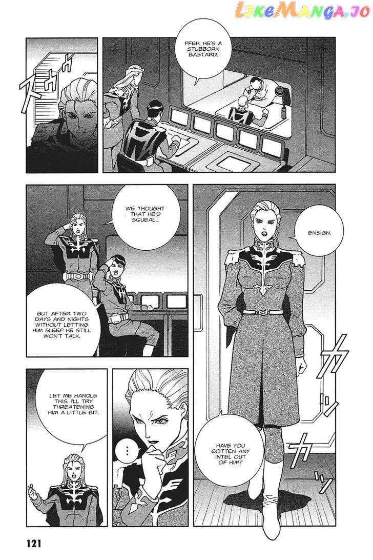 Kidou Senshi Gundam: C.D.A. Wakaki Suisei no Shouzou chapter 33 - page 120