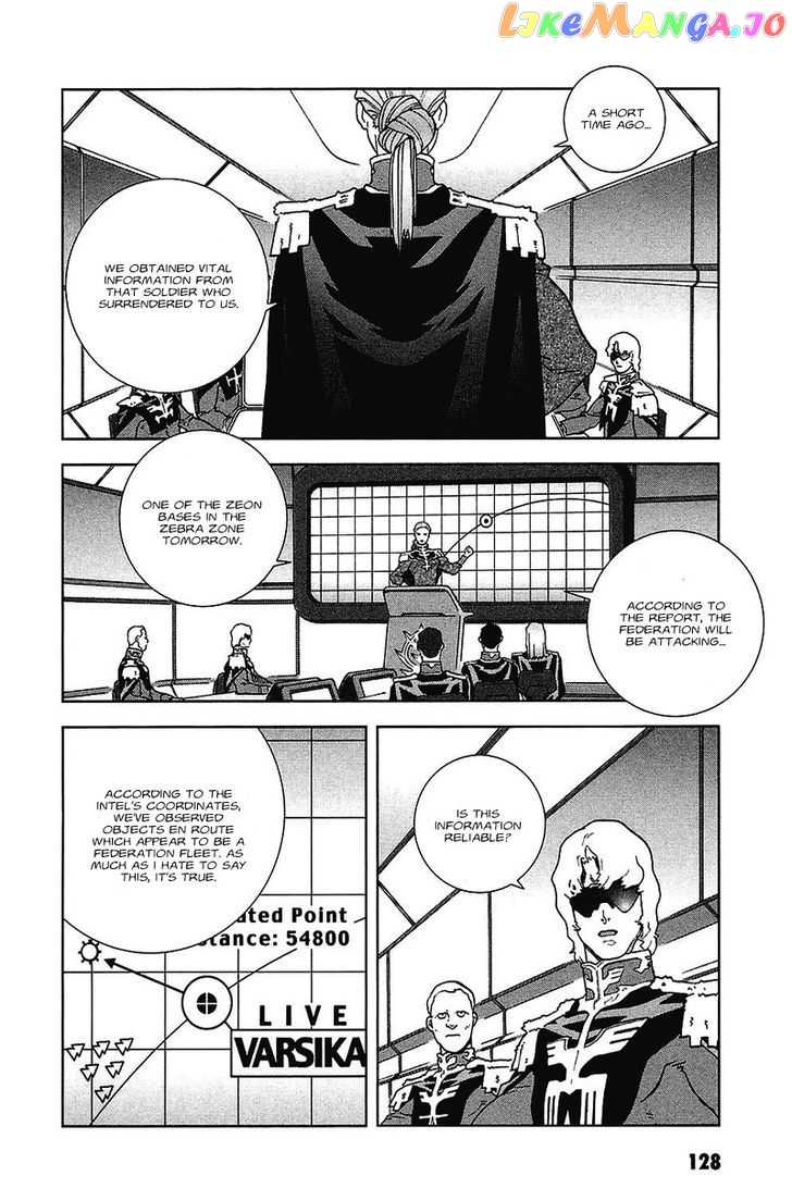 Kidou Senshi Gundam: C.D.A. Wakaki Suisei no Shouzou chapter 33 - page 127