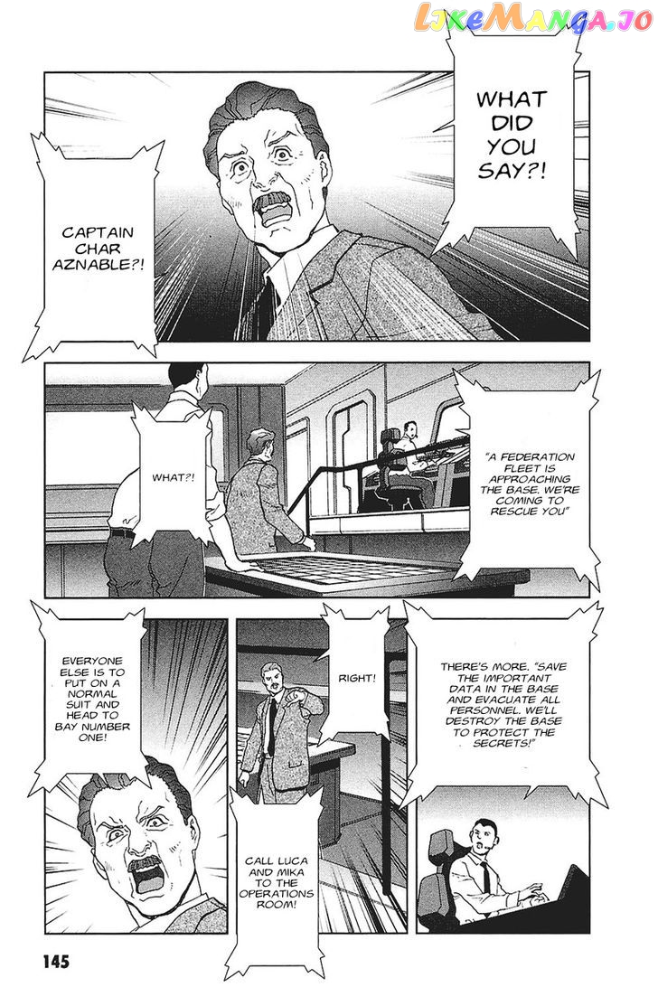 Kidou Senshi Gundam: C.D.A. Wakaki Suisei no Shouzou chapter 33 - page 142