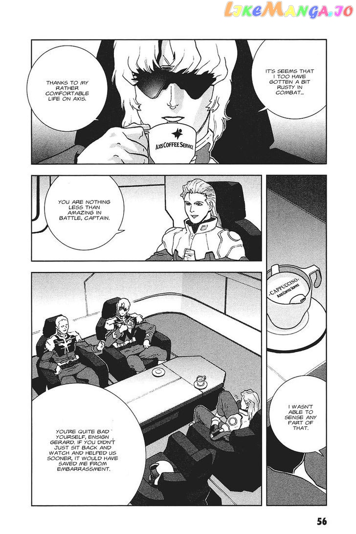 Kidou Senshi Gundam: C.D.A. Wakaki Suisei no Shouzou chapter 33 - page 56