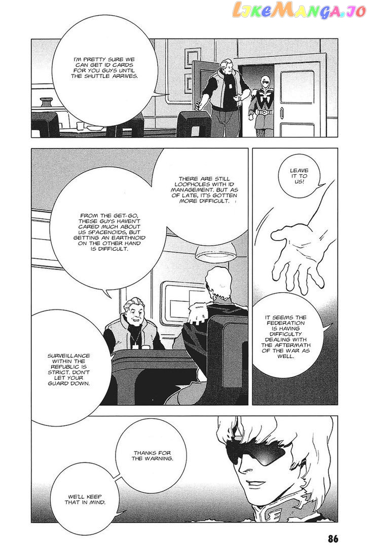 Kidou Senshi Gundam: C.D.A. Wakaki Suisei no Shouzou chapter 33 - page 86