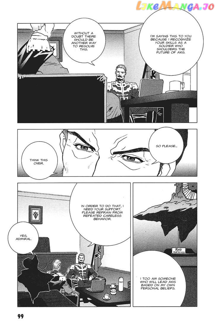 Kidou Senshi Gundam: C.D.A. Wakaki Suisei no Shouzou chapter 33 - page 99