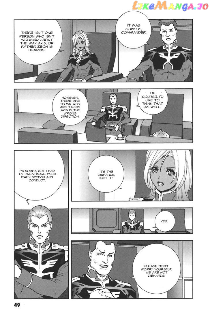 Kidou Senshi Gundam: C.D.A. Wakaki Suisei no Shouzou chapter 38-44 - page 50