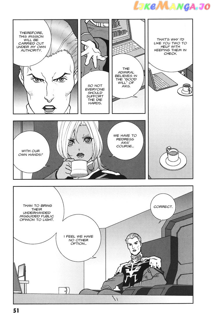 Kidou Senshi Gundam: C.D.A. Wakaki Suisei no Shouzou chapter 38-44 - page 52