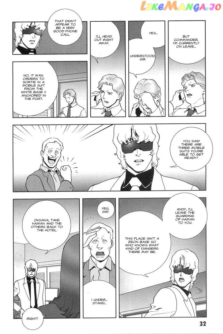 Kidou Senshi Gundam: C.D.A. Wakaki Suisei no Shouzou chapter 45 - page 32