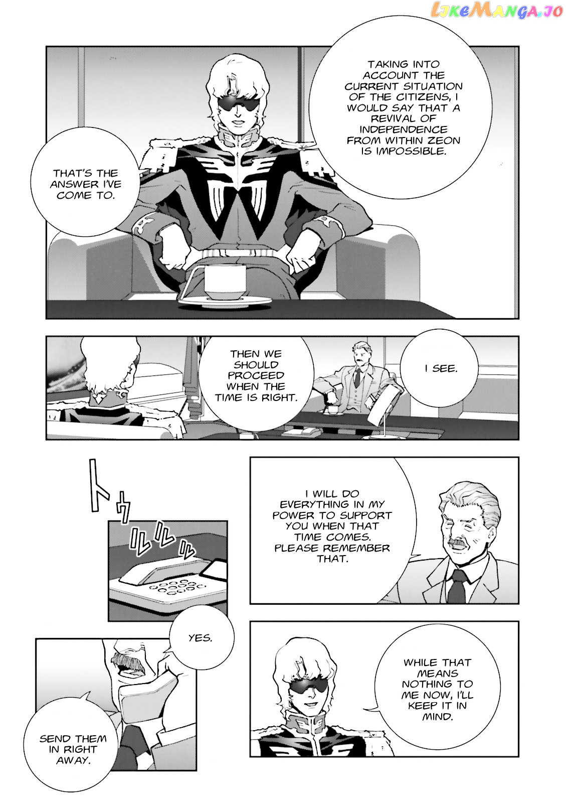 Kidou Senshi Gundam: C.D.A. Wakaki Suisei no Shouzou chapter 56 - page 19