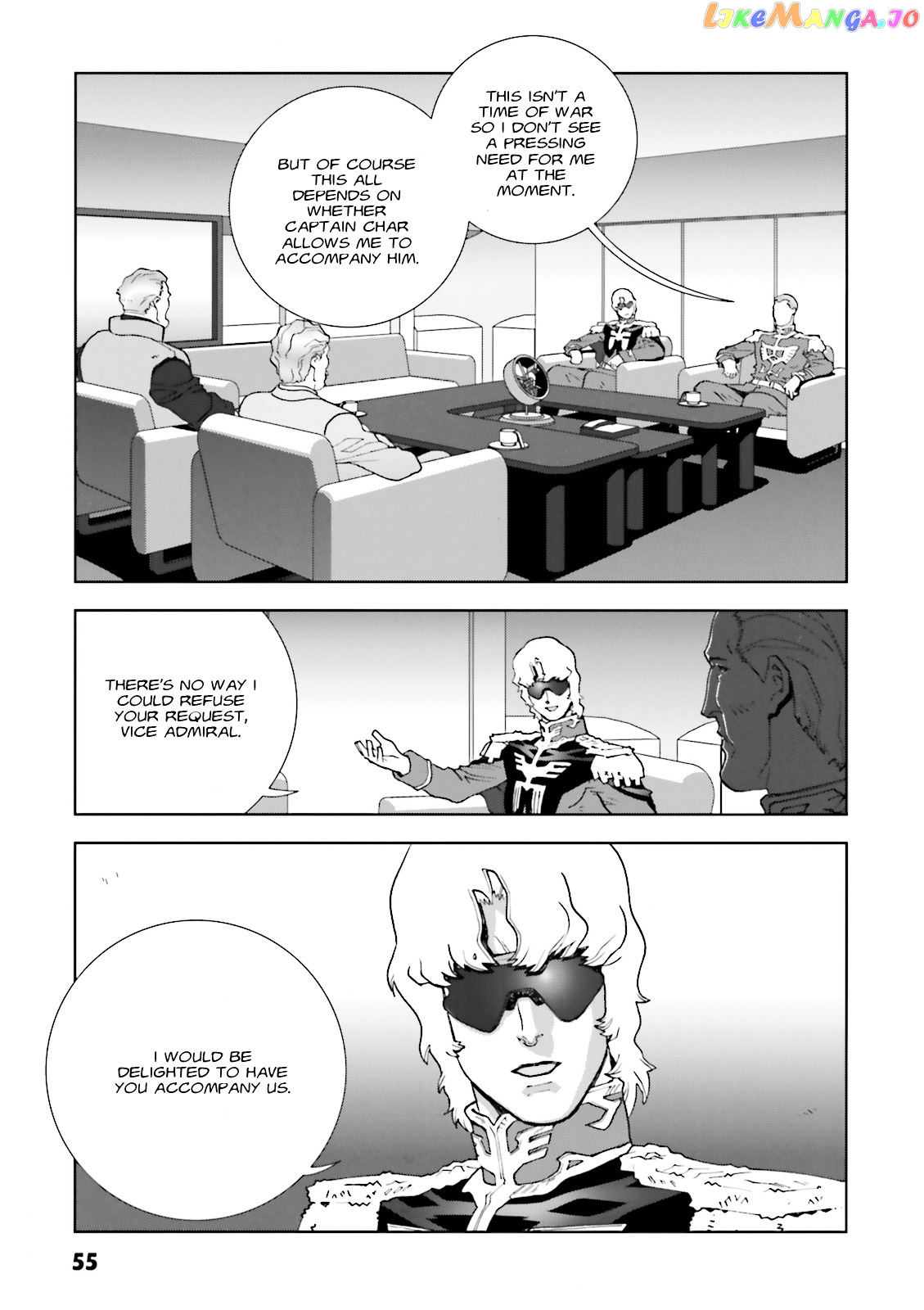 Kidou Senshi Gundam: C.D.A. Wakaki Suisei no Shouzou chapter 56 - page 21