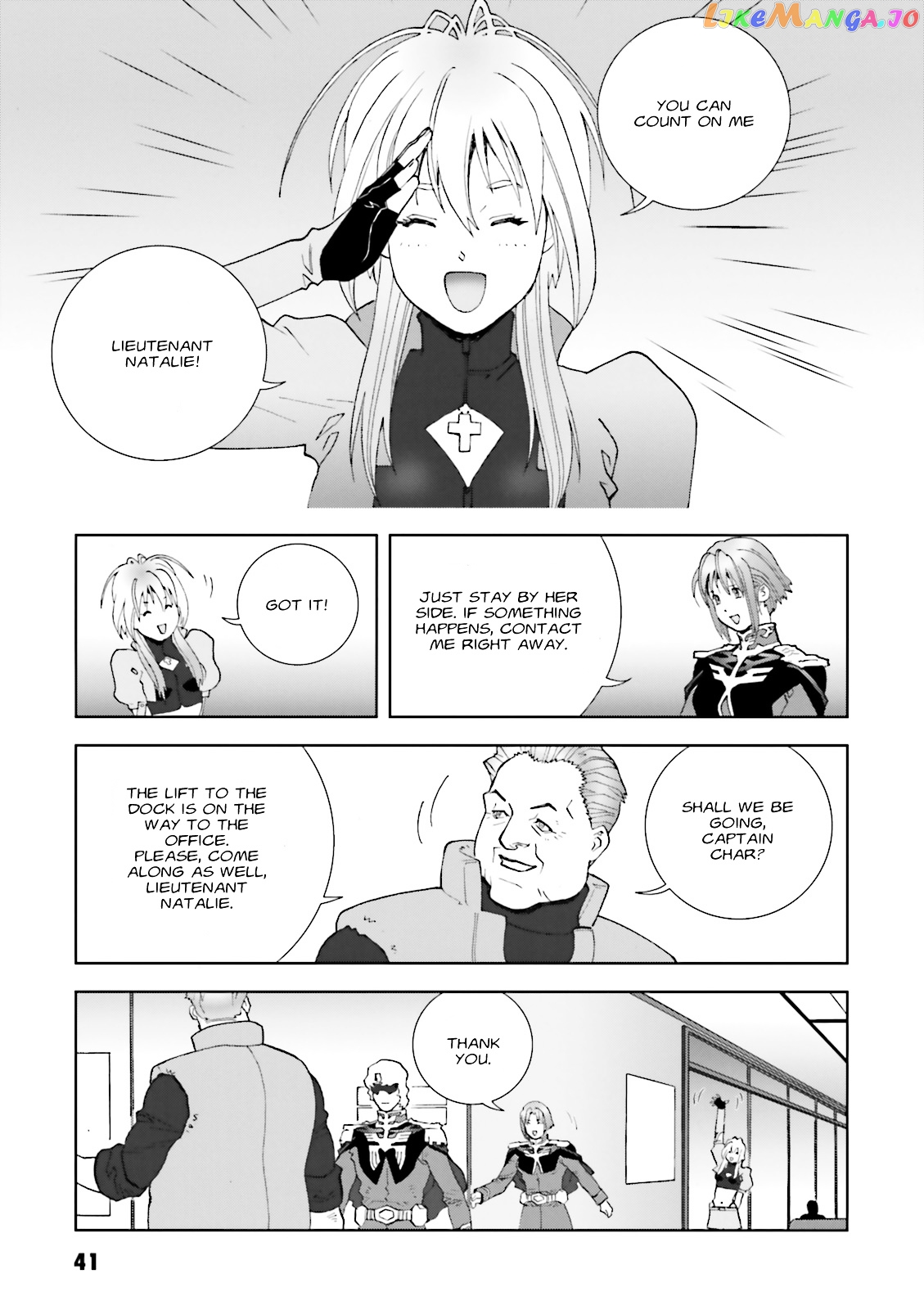 Kidou Senshi Gundam: C.D.A. Wakaki Suisei no Shouzou chapter 56 - page 7