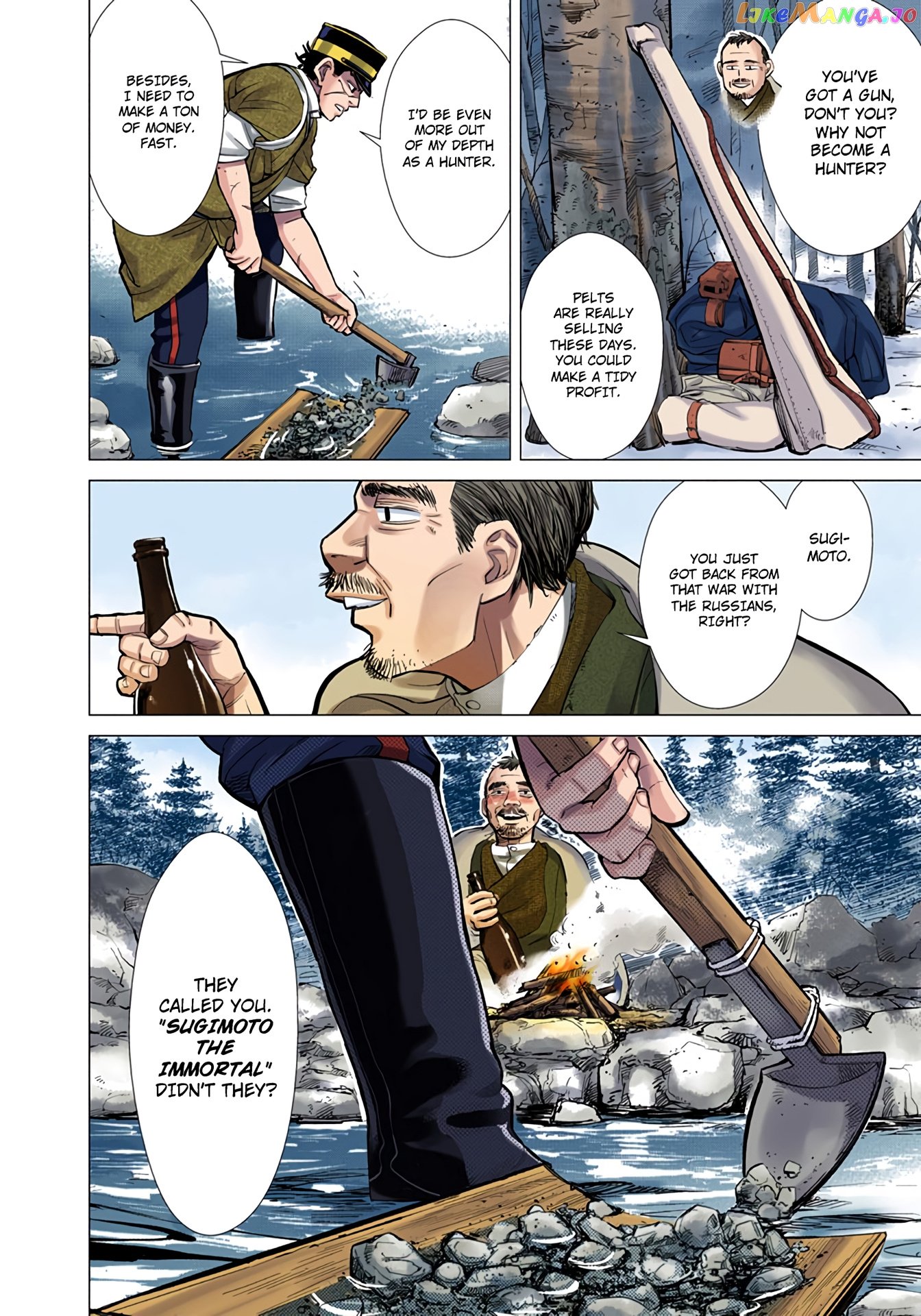 Golden Kamuy - Digital Colored Comics chapter 1 - page 13